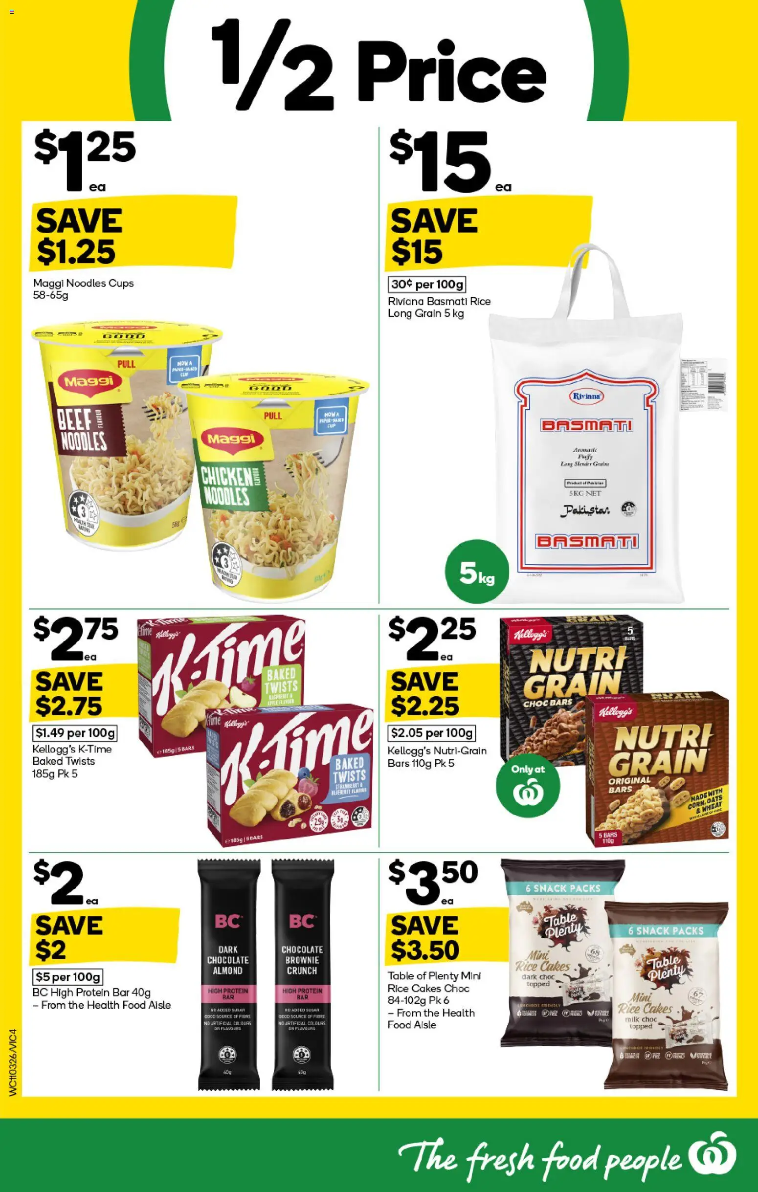 Woolworths catalogue - valid from 11.03.2026 | Page: 4 | Products: Cups, Chocolate, Rice, Noodles