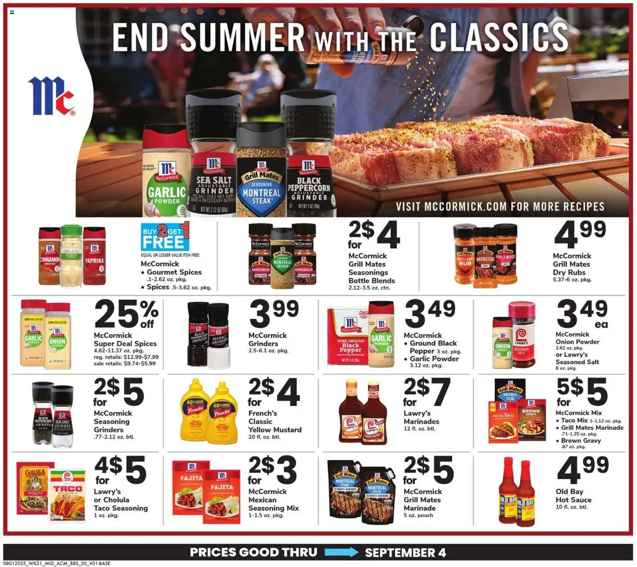 Acme Big Book of Savings - valid from 01.08.2025 | Page: 20 | Products: Powder, Spices, Pepper, Grinder