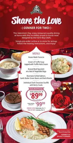 Preview of Farm Boy weekly flyer / circulaire from shop Farm Boy valid from 15.01.2026 | Page: 8 | Products: Beef, Cream, Bed, Butter