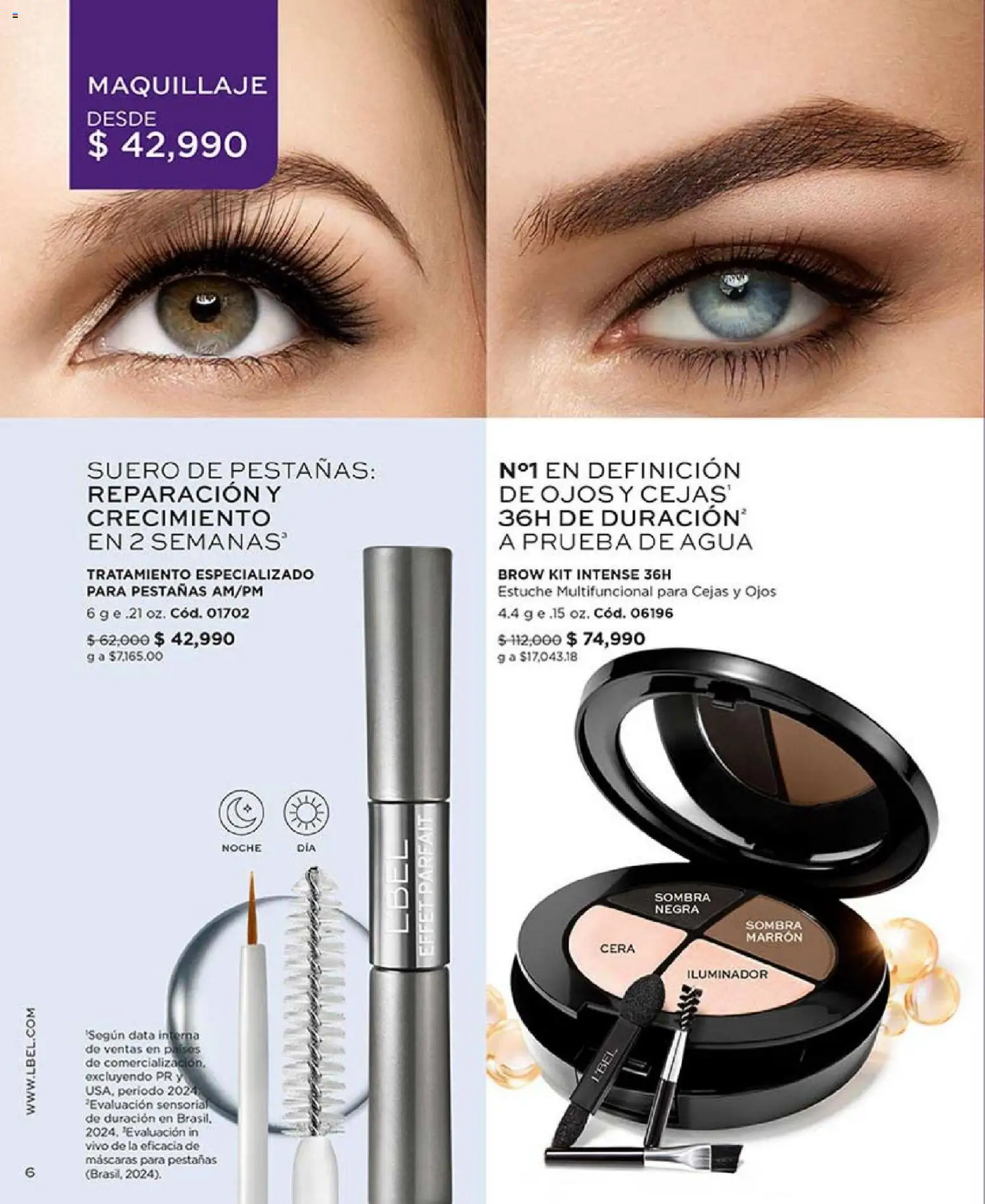 L'Bel revista - valida desde el 01.01.2026 | Página: 6 | Productos: Agua, Iluminador, Cera, Maquillaje