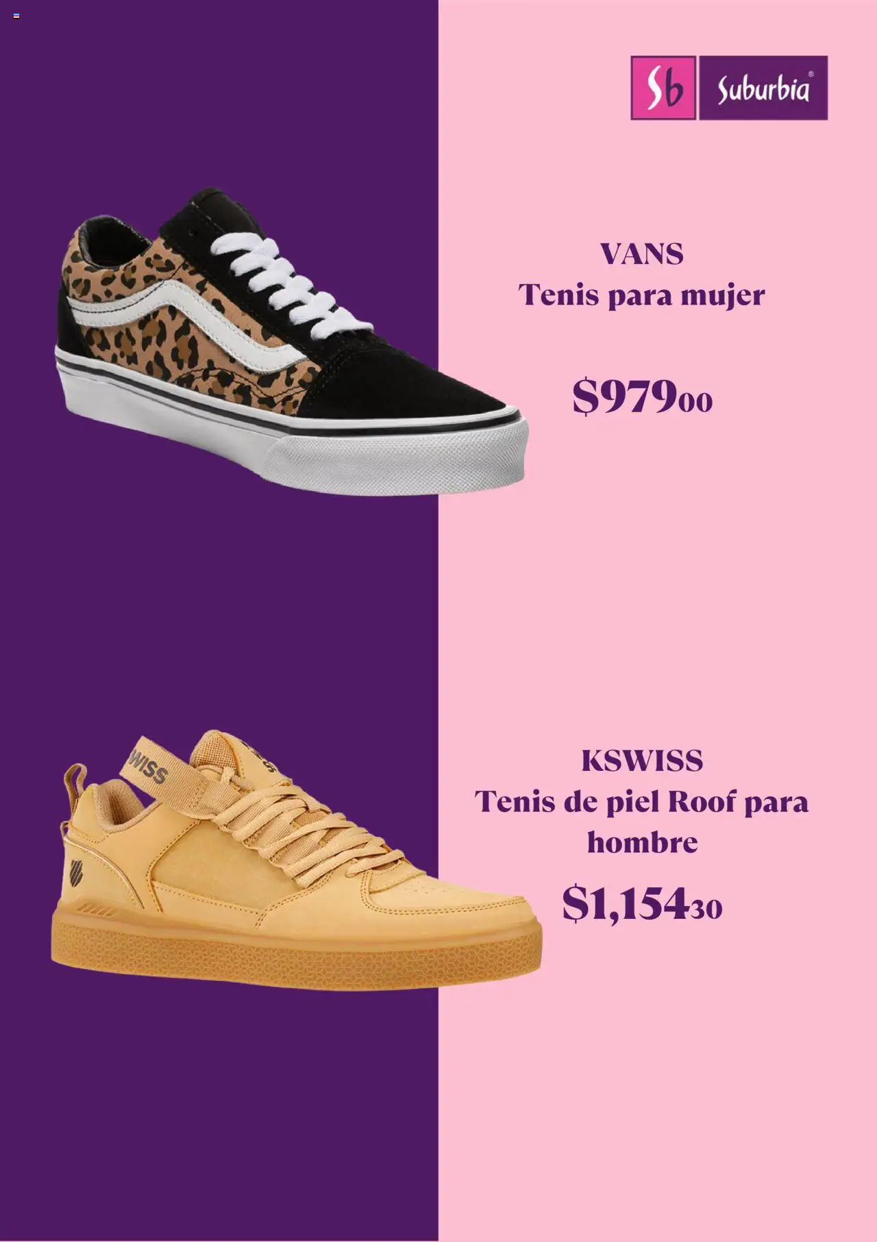 Nuevas ofertas de Suburbia válidas en toda la República Mexicana desde el 14.08.2025. ¡Encuentra las mejores ofertas en Suburbia catálogo! | Página: 3 | Productos: Tenis