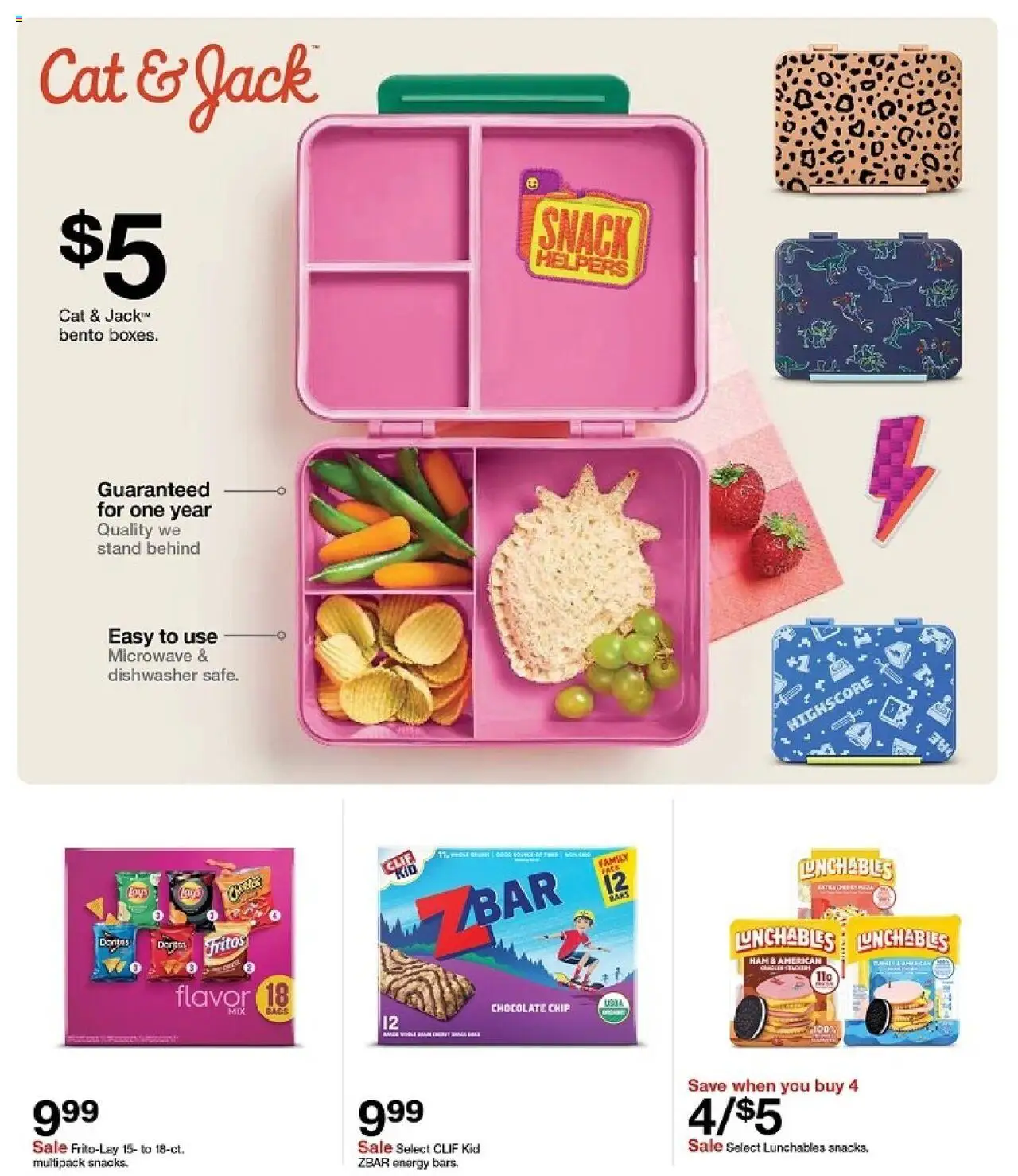 Target Weekly Ad - valid from 17.08.2025 | Page: 10 | Products: Ham, Microwave, Chocolate Chip, Dishwasher
