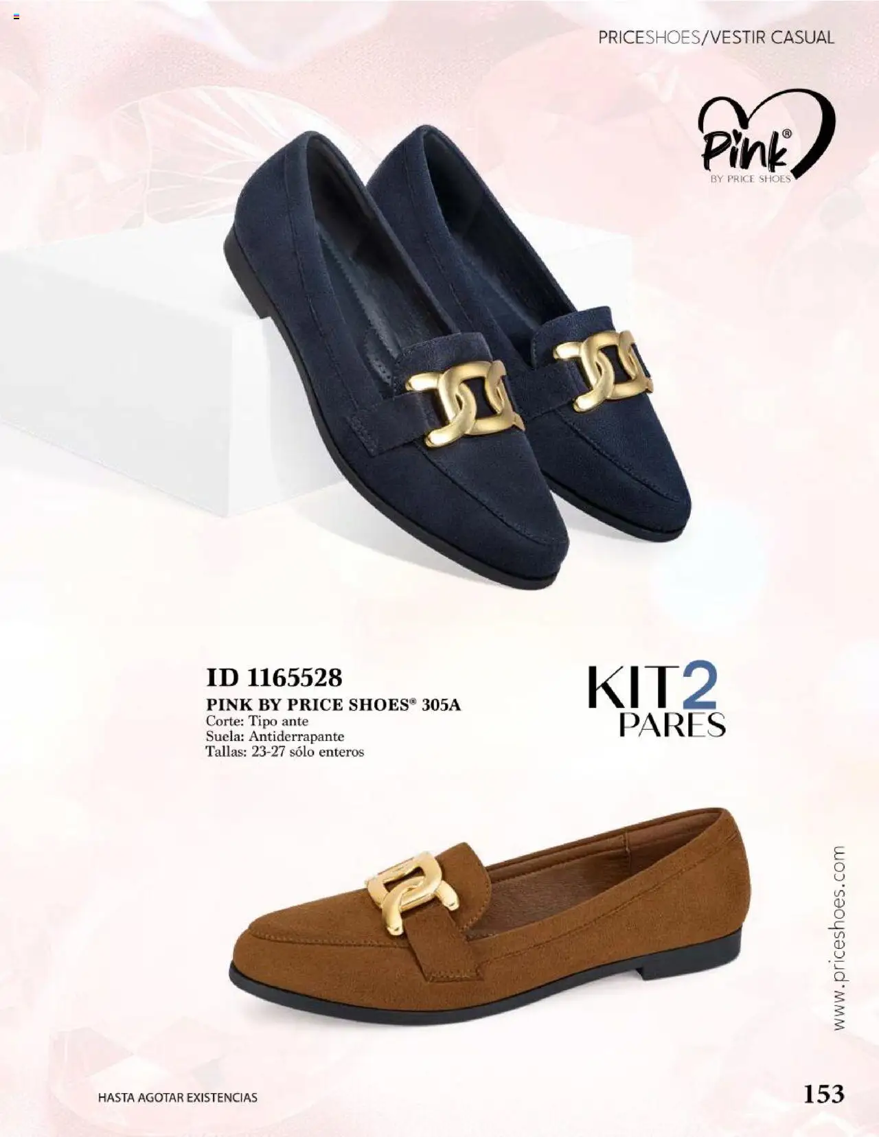 Nuevas ofertas de Price Shoes válidas en toda la República Mexicana desde el 05.08.2024. ¡Encuentra las mejores ofertas en Price Shoes catálogo Vestir Casual ! | Página: 153