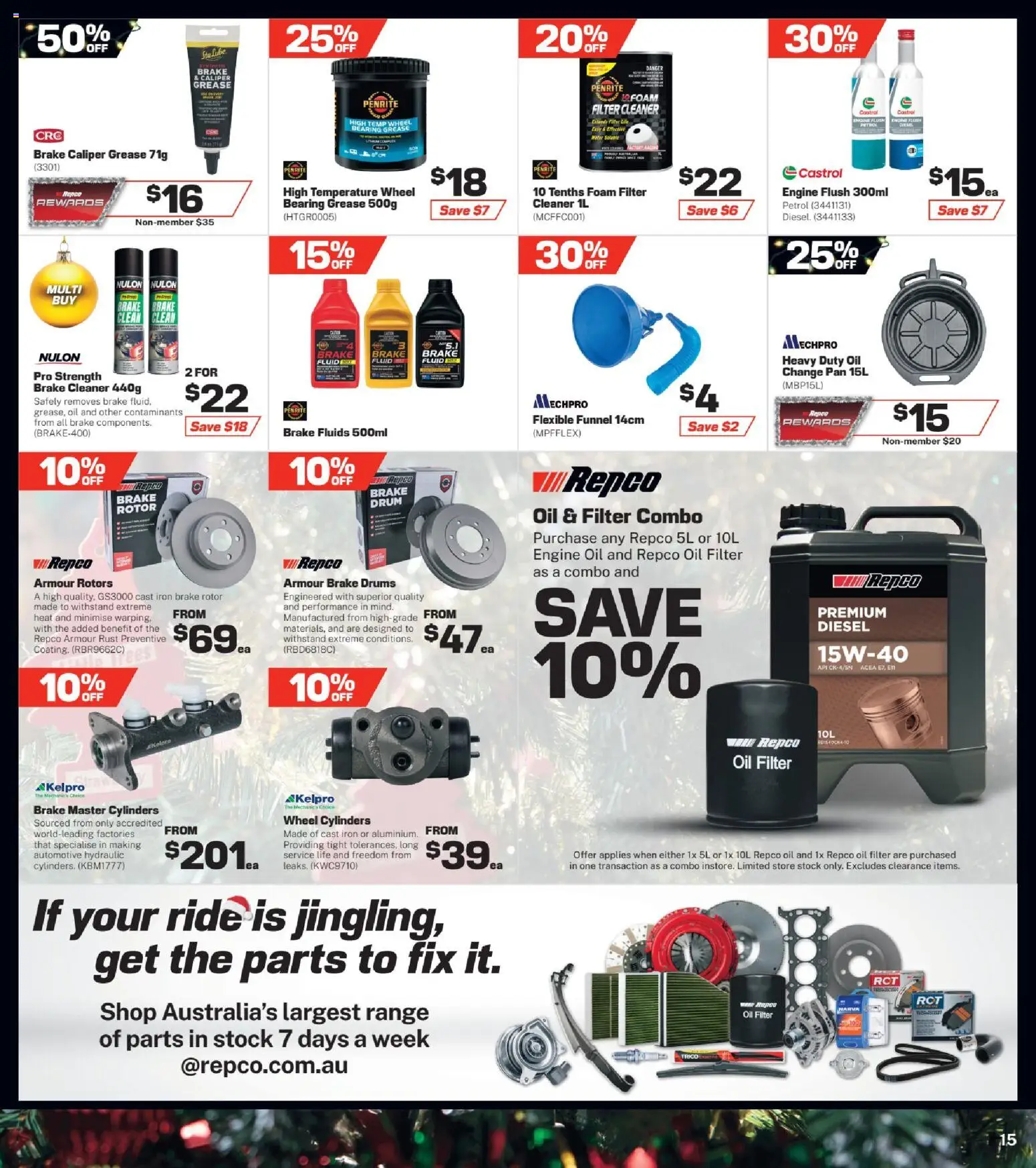 Repco catalogue - valid from 10.12.2025 | Page: 15 | Products: Cleaner, Oil, Water, Iron