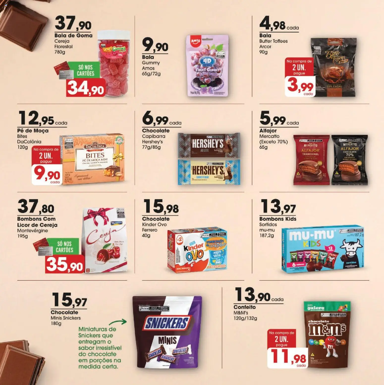 Zaffari Folheto - válido de 10.03.2026 | Página: 4 | Produtos: Licor, Leite, Chocolate, Bala