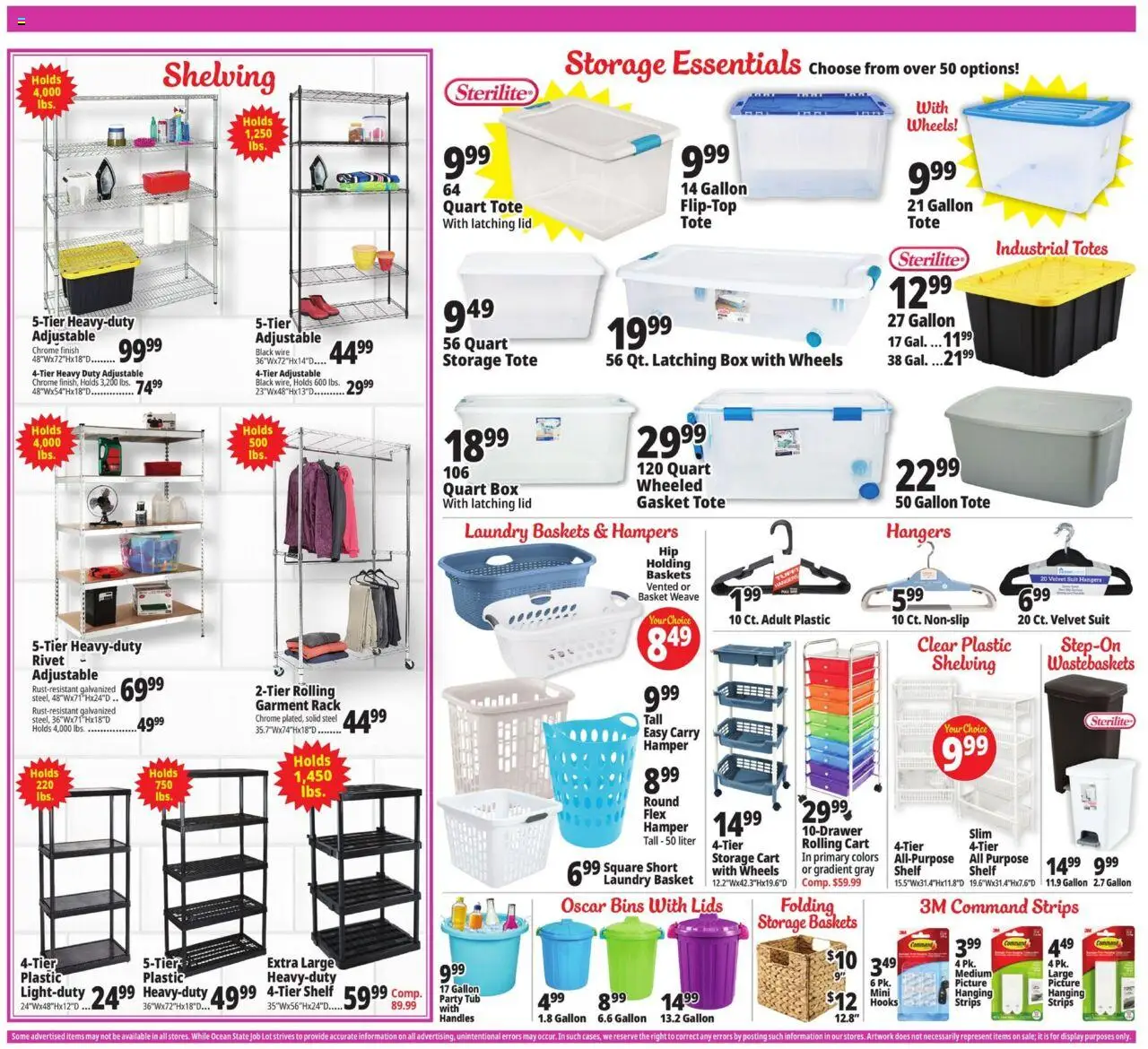 Ocean State Job Lot Weekly Ad - valid from 07.08.2025 | Page: 15 | Products: Basket, Wire, Rivet, Suit