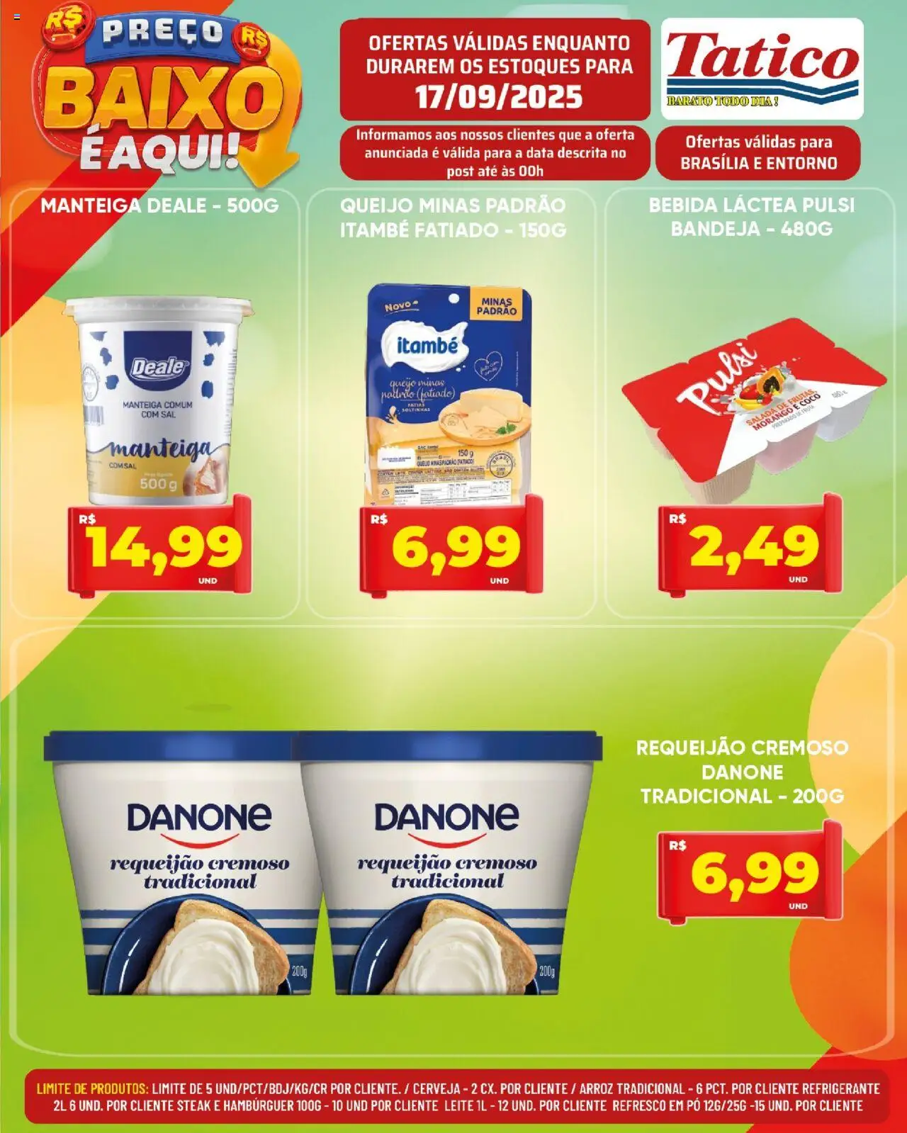 Tatico Folheto - válido de 17.09.2025 | Página: 8 | Produtos: Pó, Leite, Arroz, Bandeja
