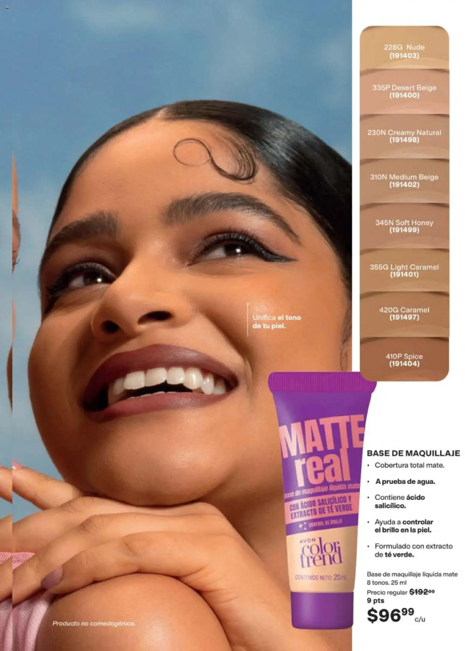 Nuevas ofertas de AVON válidas en toda la República Mexicana desde el 24.04.2026. ¡Encuentra las mejores ofertas en AVON campaña 7 2026! | Página: 53 | Productos: Brillo, Mate, Té, Maquillaje