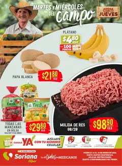 Vista previa de Soriana - Martes y Miércoles del Campo Híper: Saltillo y Torreón, nuevo folleto de la tienda, válido en México a partir del 13.01.2026
