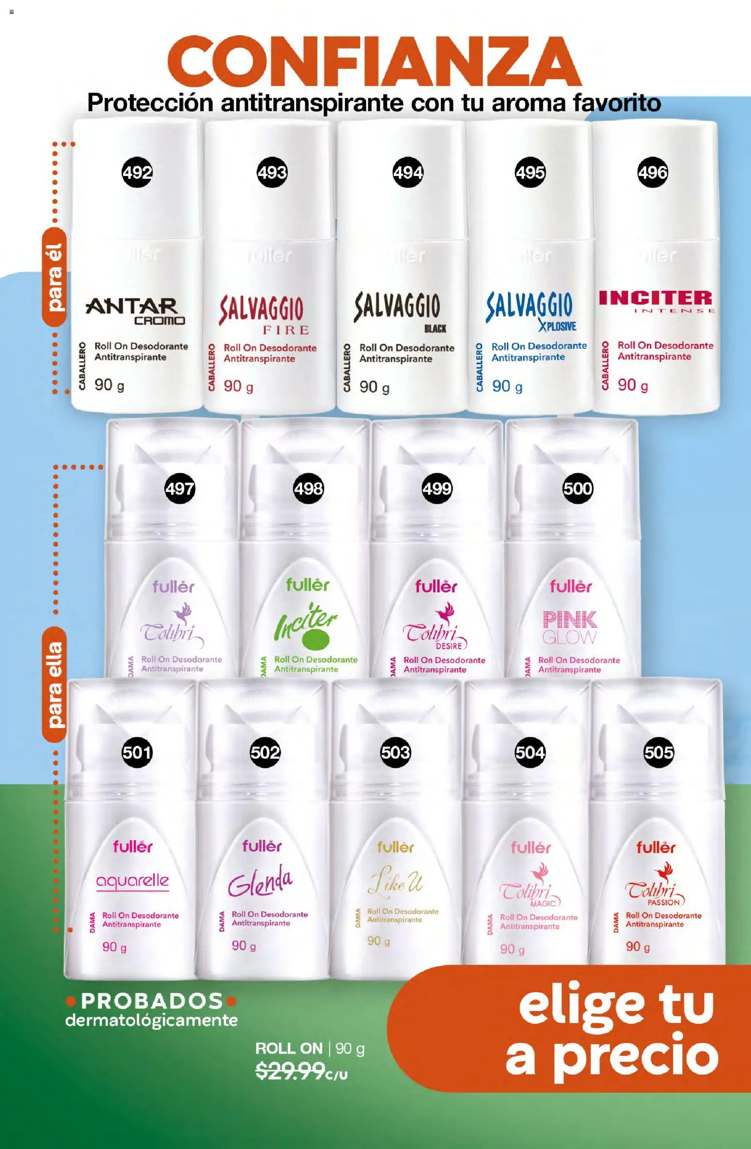 Nuevas ofertas de Fuller válidas en toda la República Mexicana desde el 10.12.2025. ¡Encuentra las mejores ofertas en Fuller campaña 18 2025! | Página: 167 | Productos: Desodorante, Antitranspirante