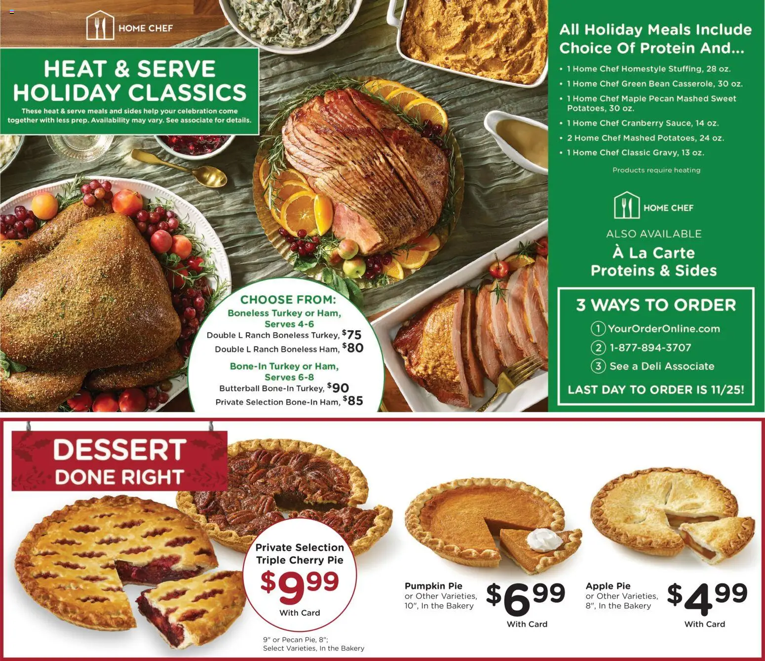 Fred Meyer Black Friday - valid from 12.11.2025 | Page: 6 | Products: Pumpkin Pie, Pumpkin, Apple Pie, Cherry Pie