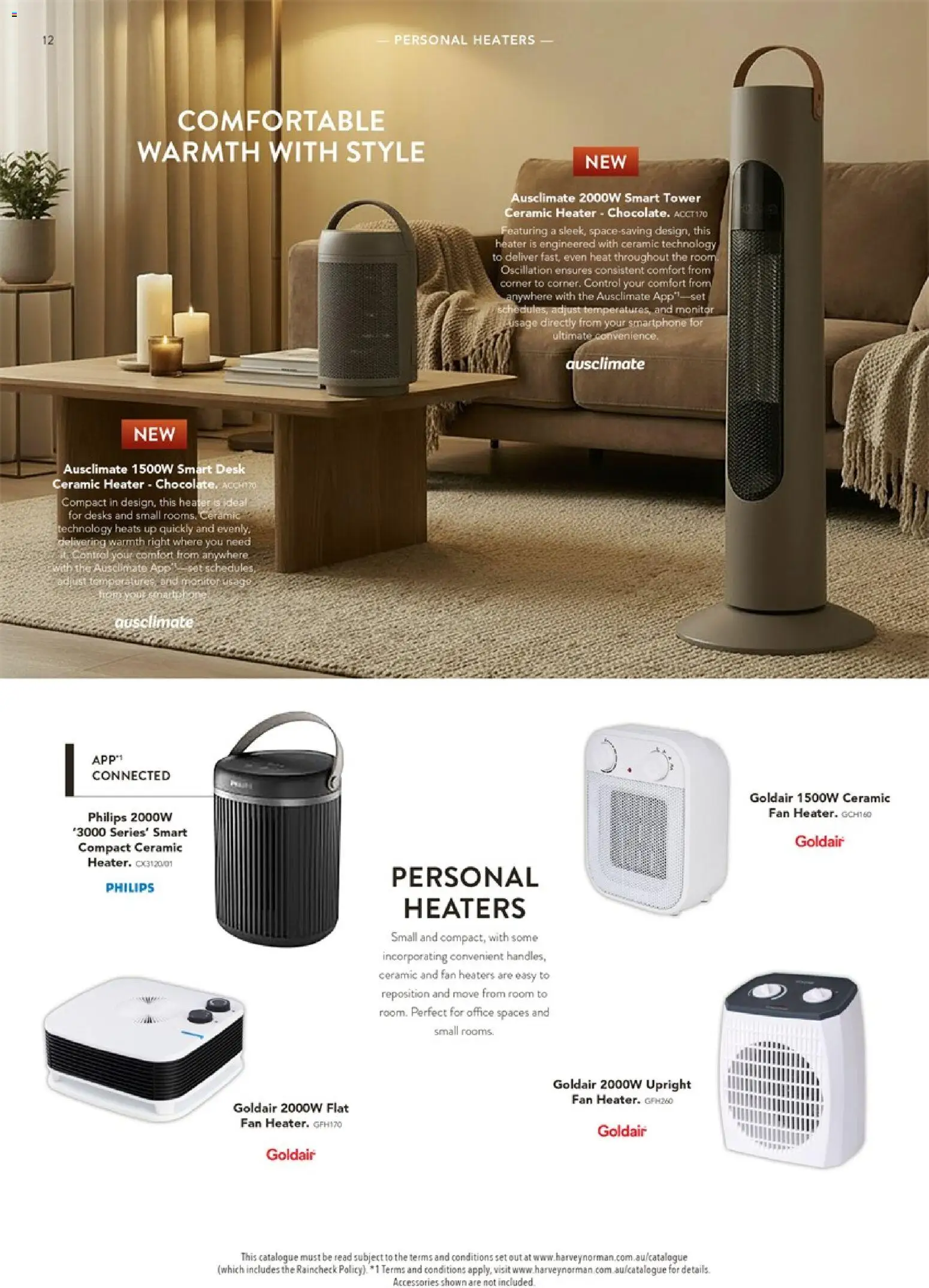 Harvey Norman catalogue - valid from 21.04.2026 | Page: 12 | Products: Desk, Heater, Monitor, Fan