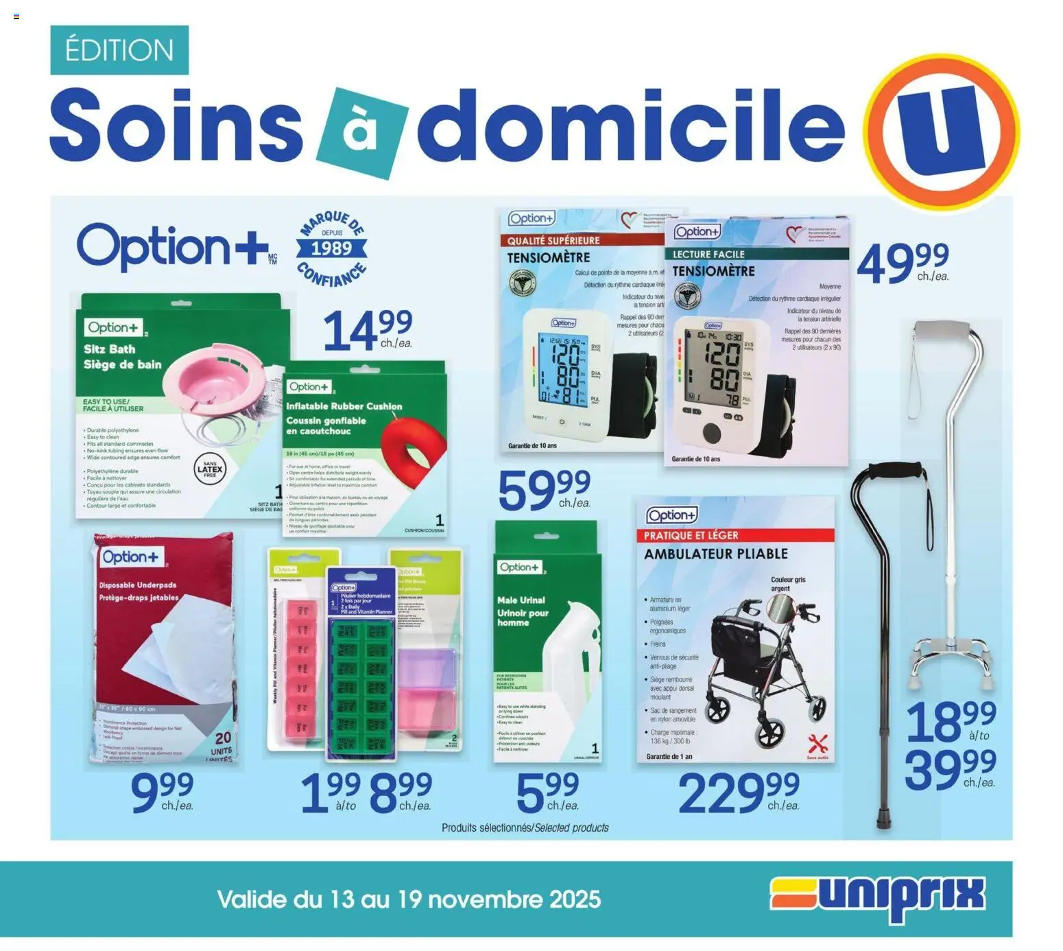 Uniprix flyer valid from 13.11.2025 | Page: 1 | Products: Bath