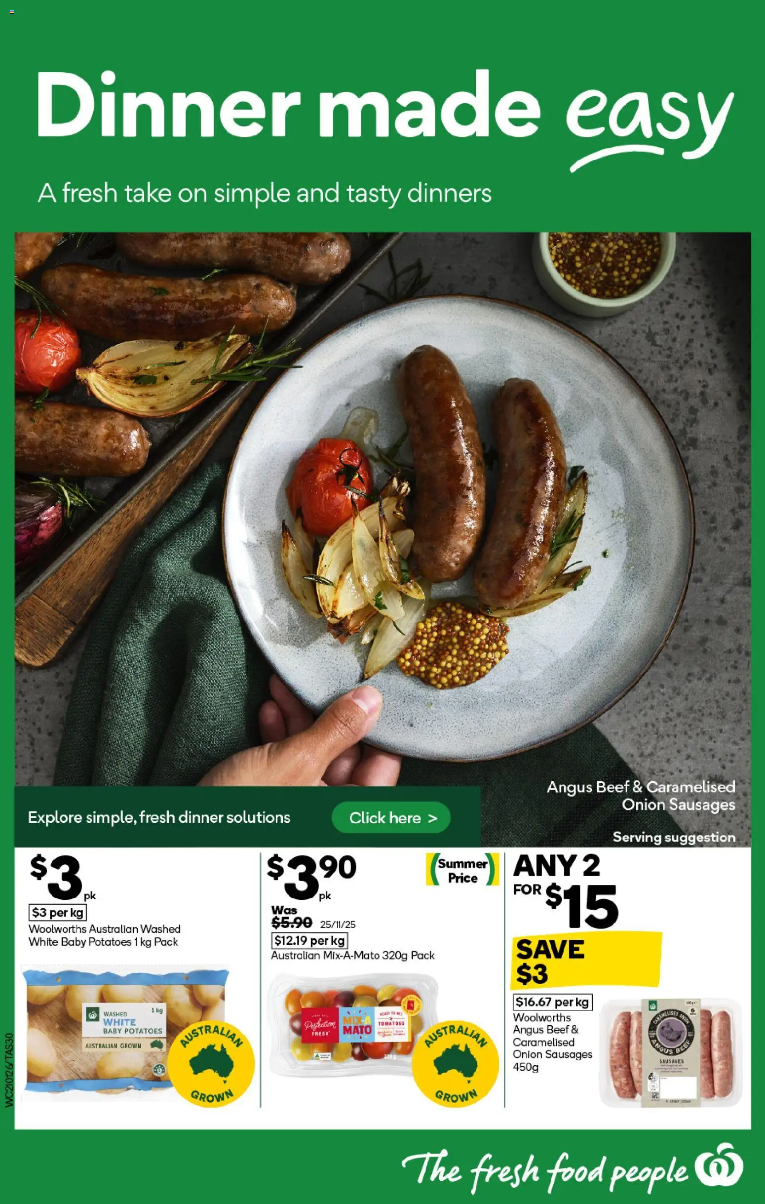 Woolworths catalogue - valid from 21.01.2026 | Page: 30 | Products: Tomatoes, Beef, Potatoes