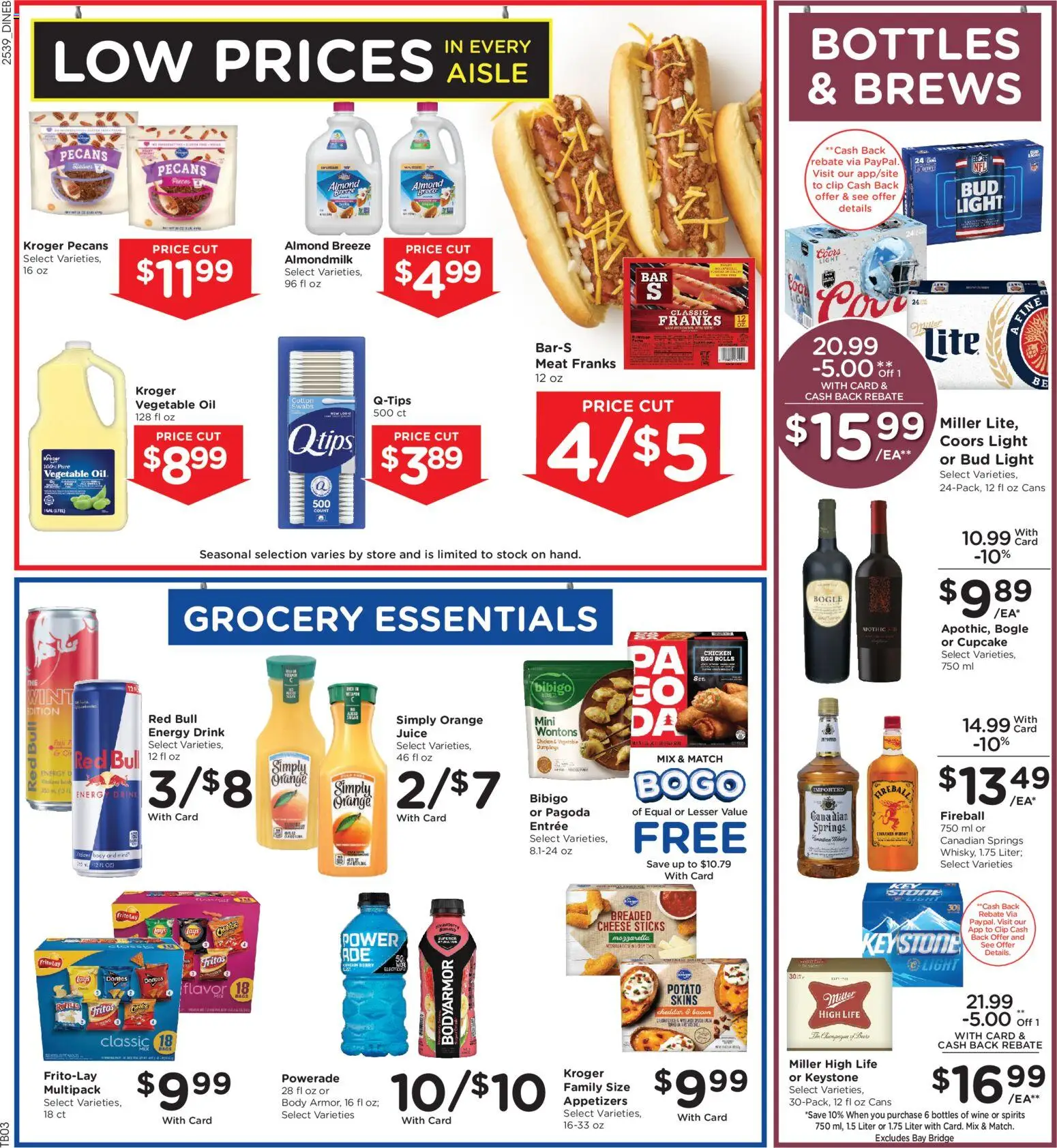 Baker's Weekly Ad - NE - valid from 29.10.2025 | Page: 9 | Products: Clip, Cheese, Oil, Juice