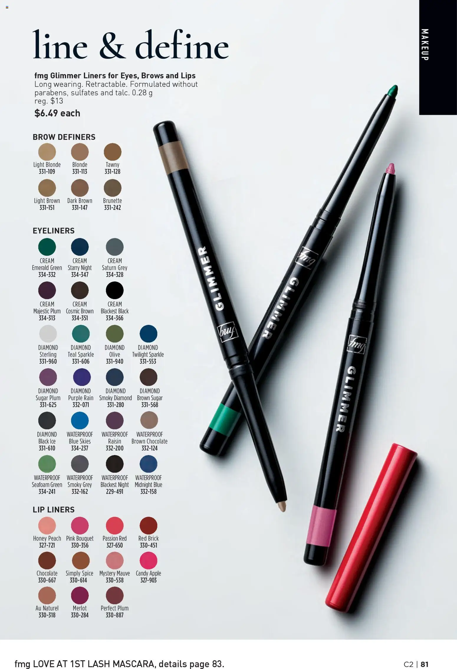 Avon flyer valid from 15.01.2026 | Page: 81 | Products: Cream, Eyeliner, Chocolate
