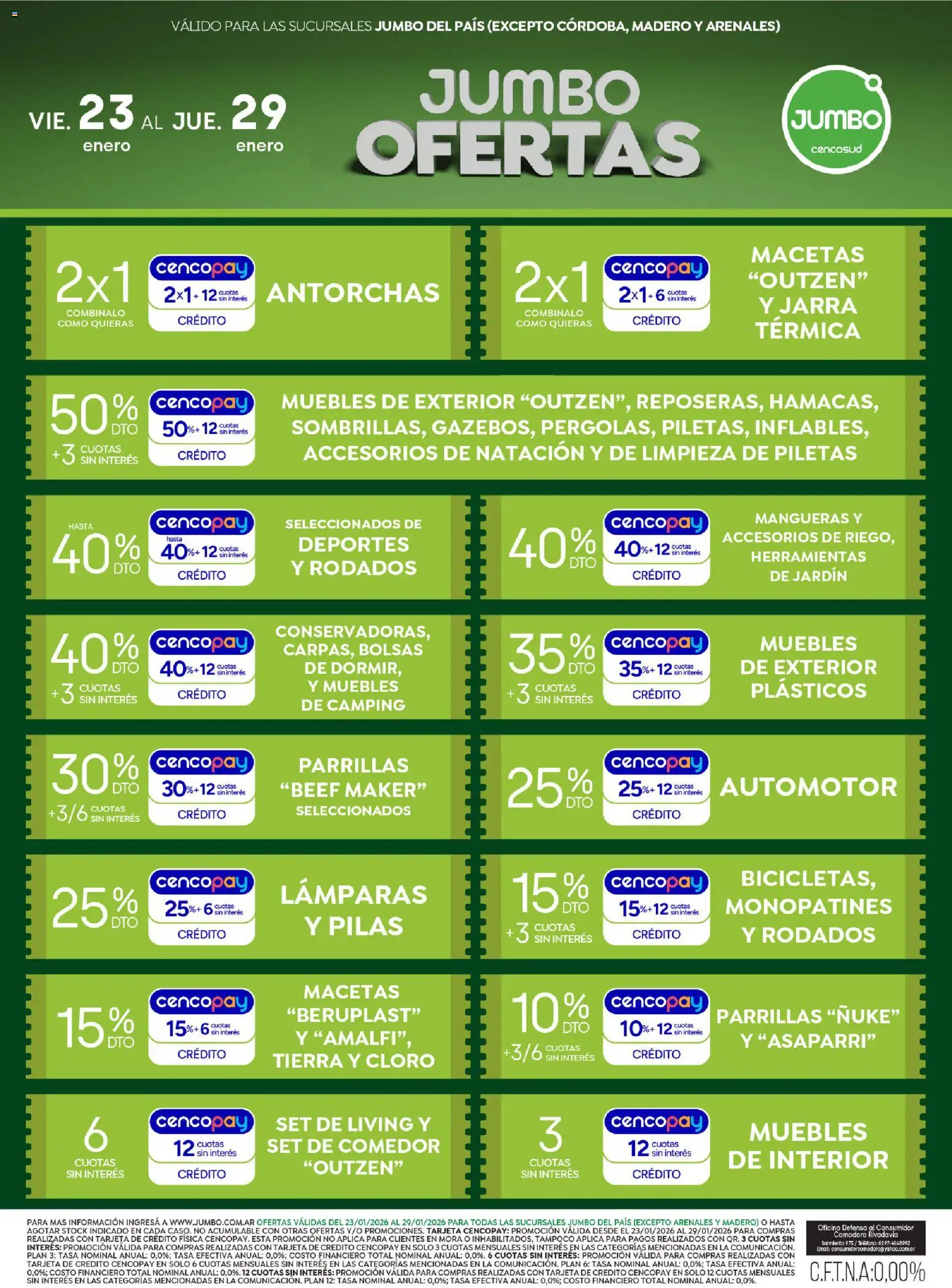 Jumbo - Oferta | Electro y Hogar │ válido desde el 23.01.2026 | Página: 3 | Productos: Teléfono, Pilas, Jarra, Térmica