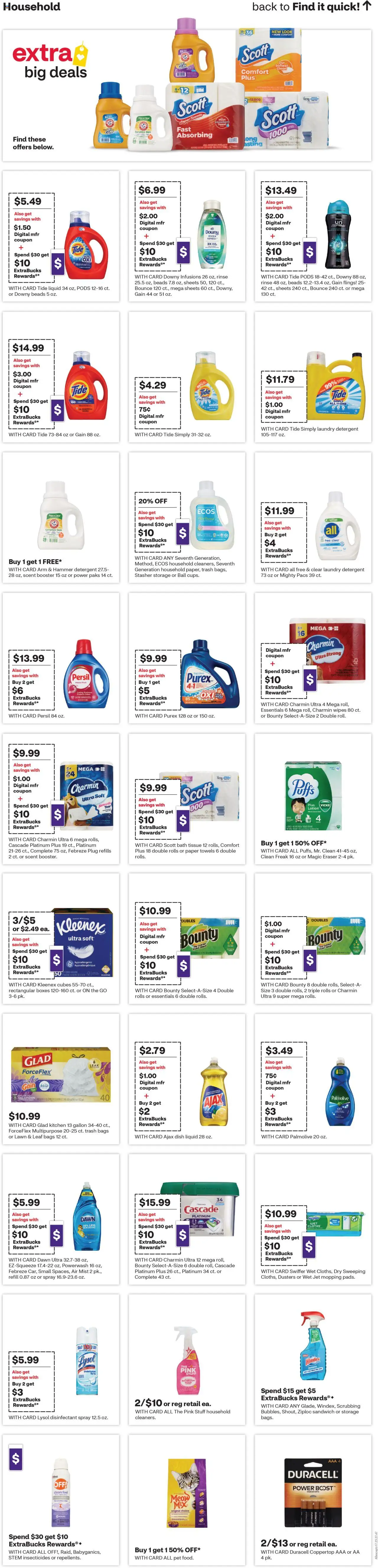 CVS Pharmacy - Weekly Ad - ME - valid from 15.06.2025 | Page: 17 | Products: Eraser, Hammer, Detergent, Water