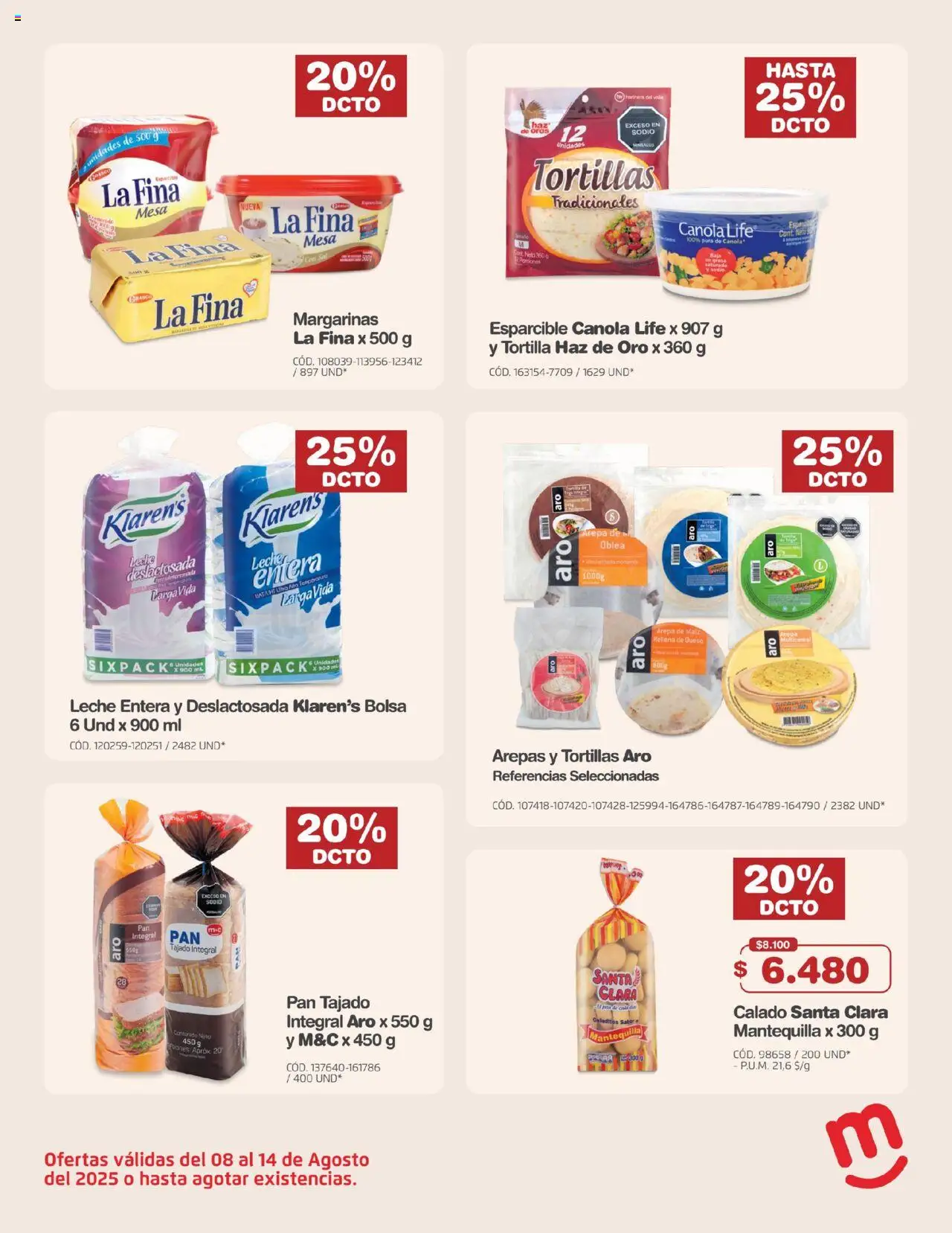 Makro revista - valida desde el 08.08.2025 | Página: 6 | Productos: Té, Frasco, Maiz, Mantequilla