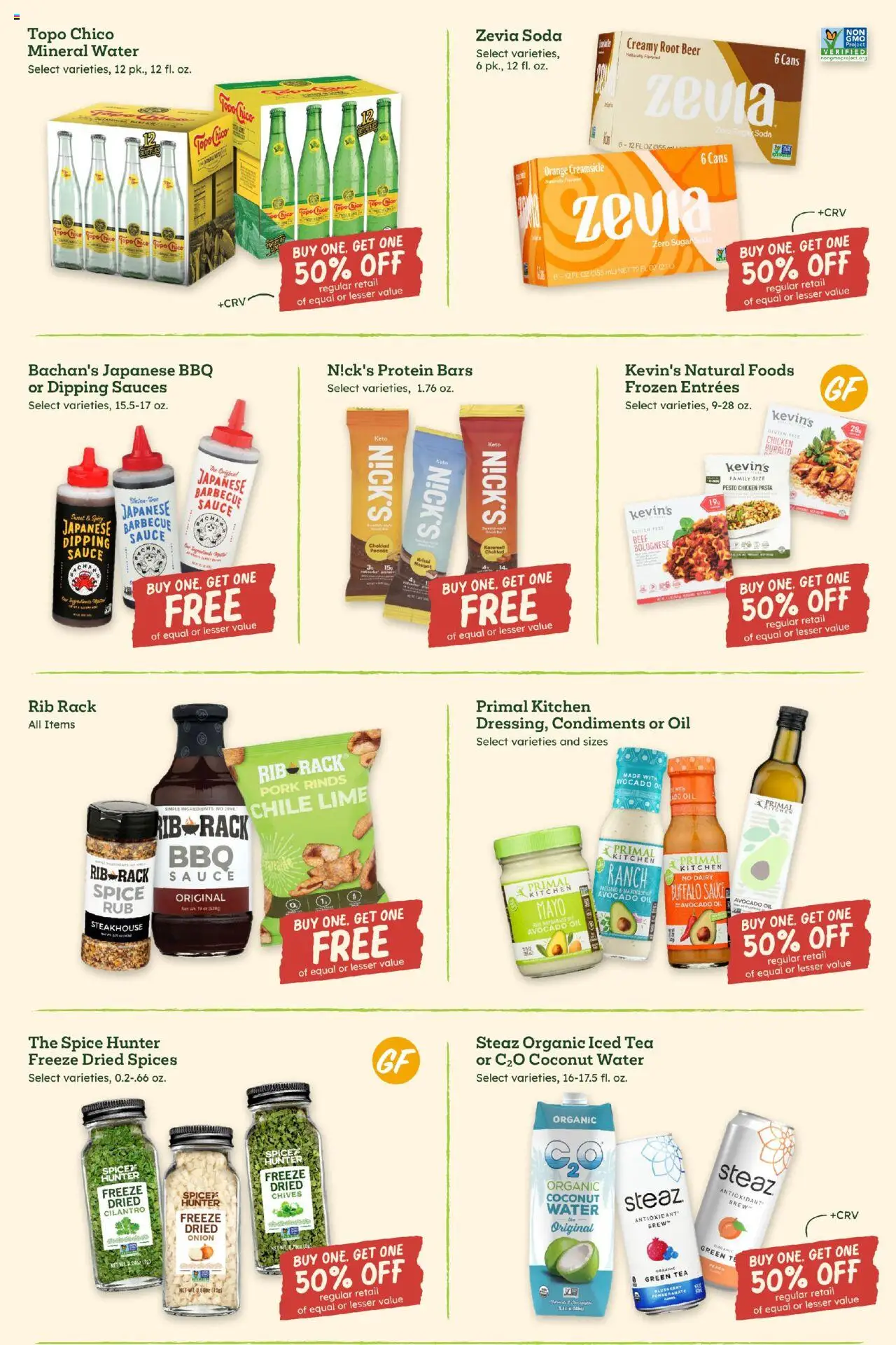 Sprouts Weekly Ad - valid from 27.08.2025 | Page: 8 | Products: Beer, Tea, Beef, Sauce