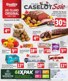 Preview of Quality Foods weekly flyer / circulaire from shop Quality Foods valid from 15.01.2026