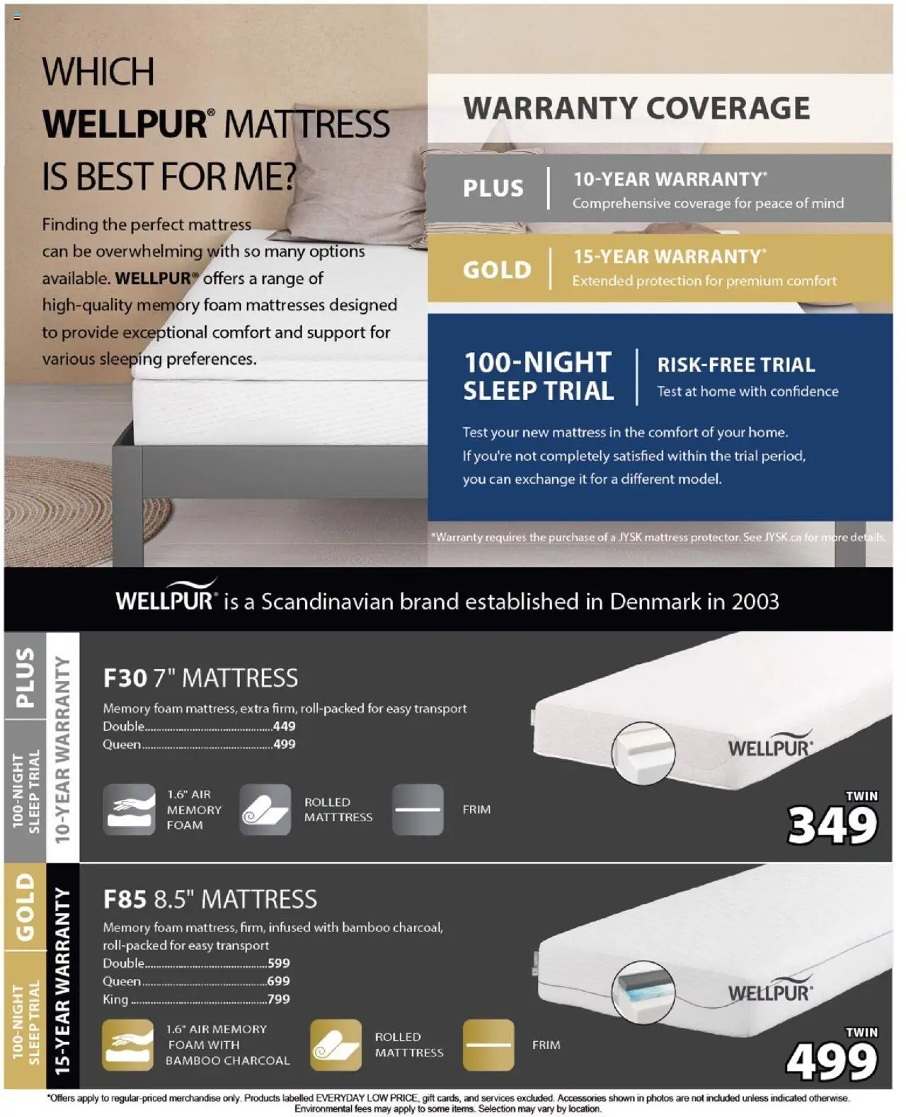 JYSK flyer valid from 25.09.2025 | Page: 16 | Products: Mattress
