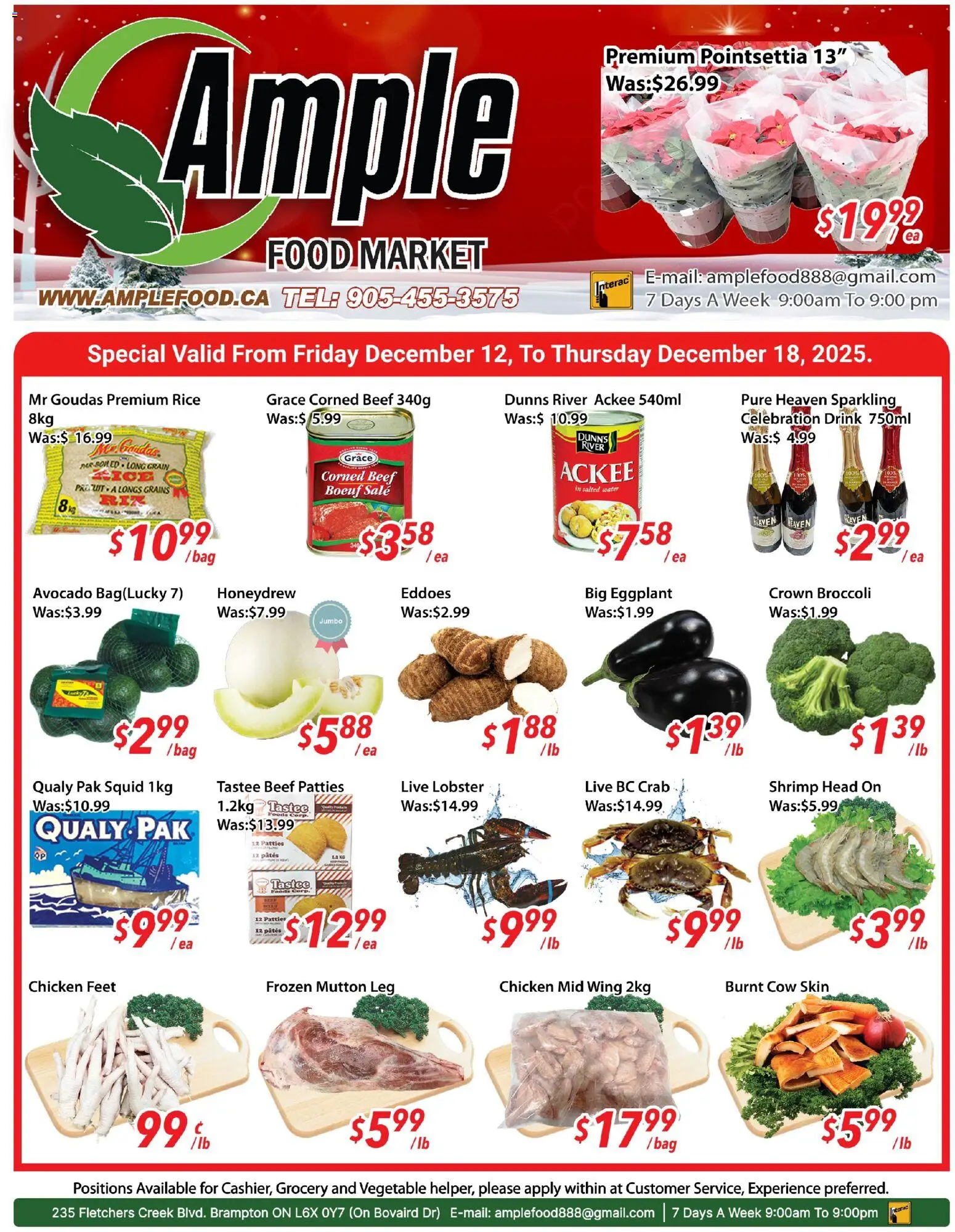 Ample Food Market flyer valid from 12.12.2025 | Page: 1