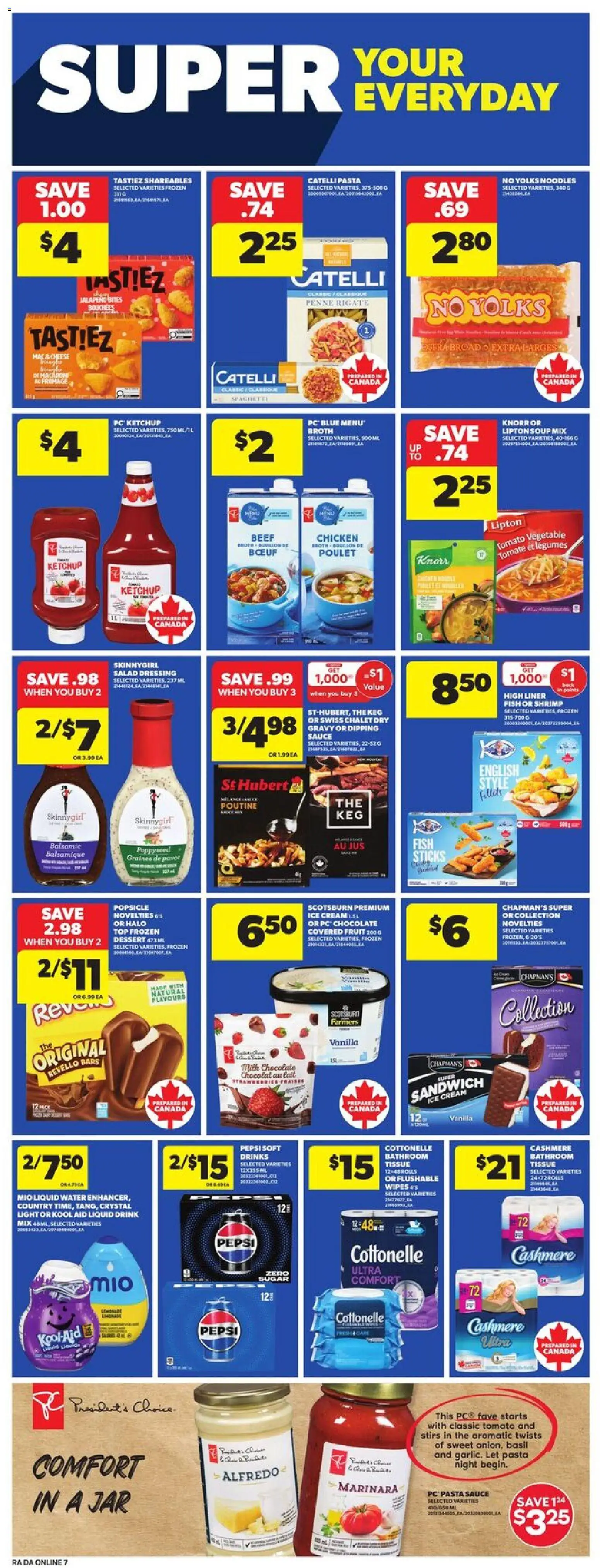 Atlantic Superstore flyer valid from 23.10.2025 | Page: 14 | Products: Noodles, Ketchup, PC, Chicken