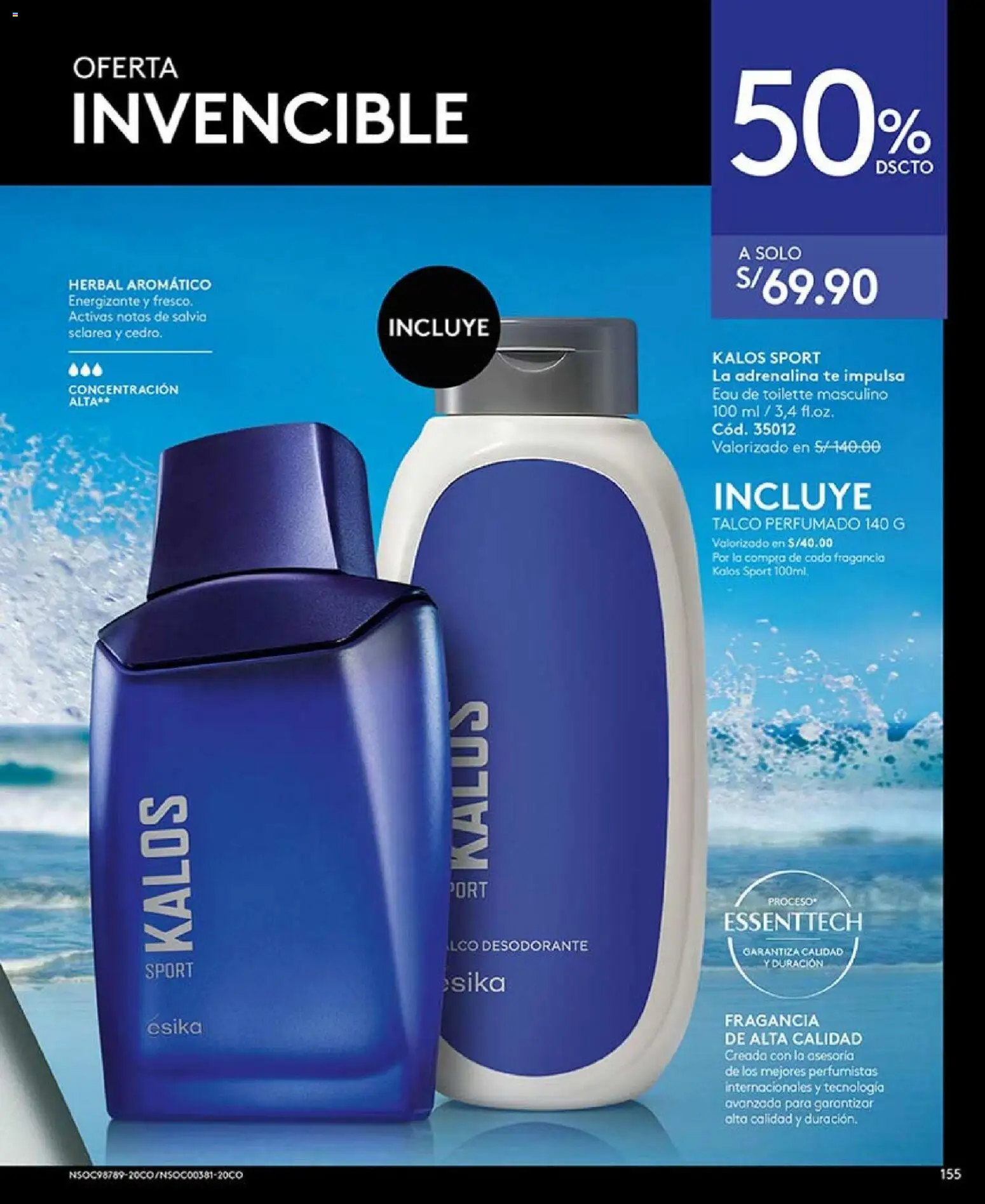 Catálogo Ésika válido desde 18.12.2025 | Página: 167 | Productos: Desodorante, Té, Fragancia, EAU de Toilette