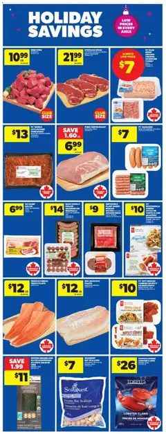 Preview of Real Canadian Superstore weekly flyer / circulaire from shop Real Canadian Superstore valid from 11.12.2025 | Page: 15 | Products: Beef, Cheese, Chicken, Pork