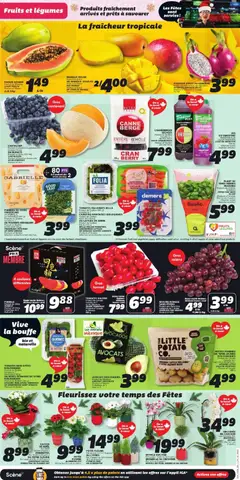 Preview of IGA weekly flyer / circulaire from shop IGA valid from 04.12.2025 | Page: 3 | Products: Potatoes, Juice, Tomatoes