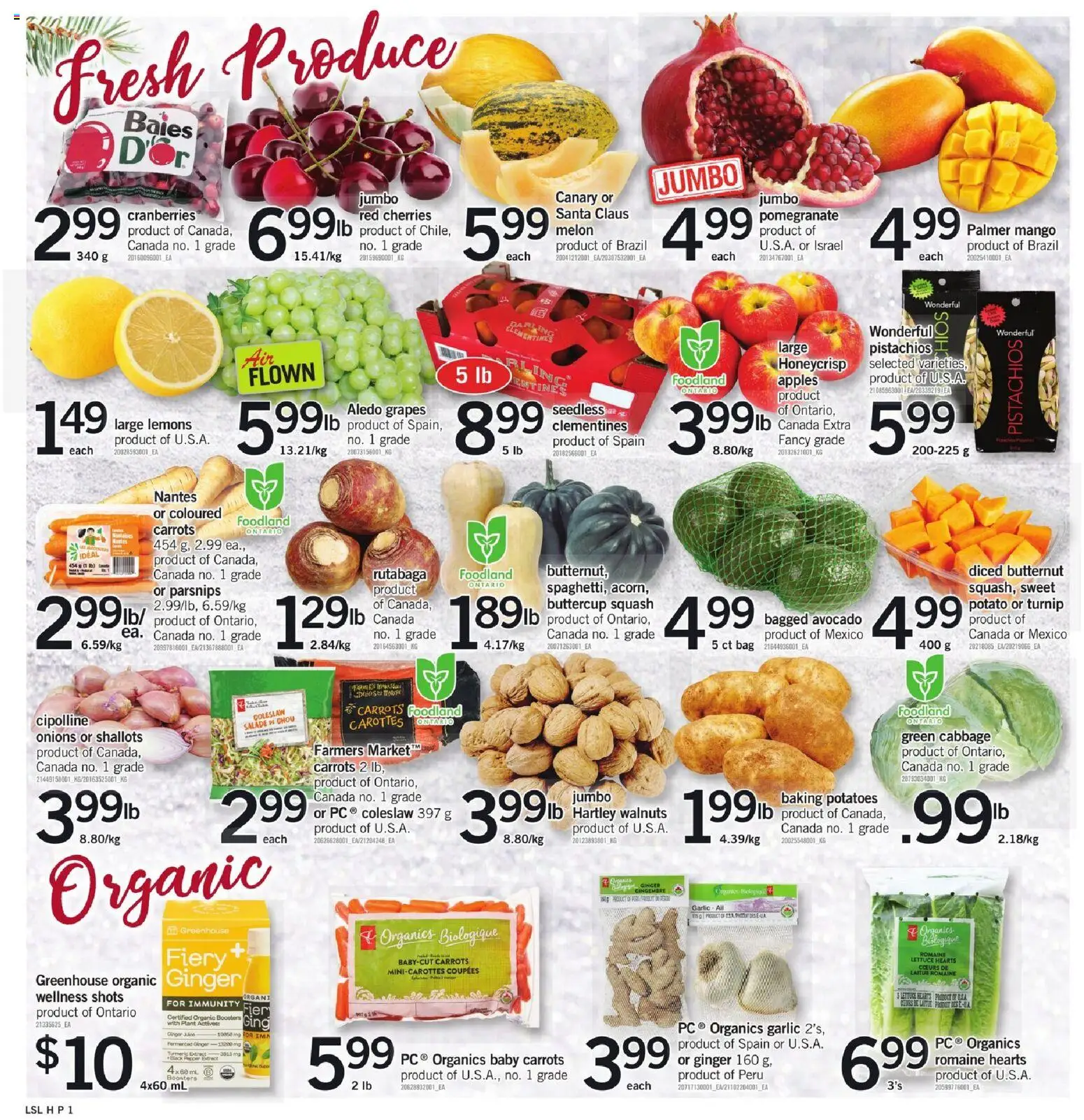 Loblaws flyer valid from 11.12.2025 | Page: 8 | Products: PC, Potatoes, Bag, Apples