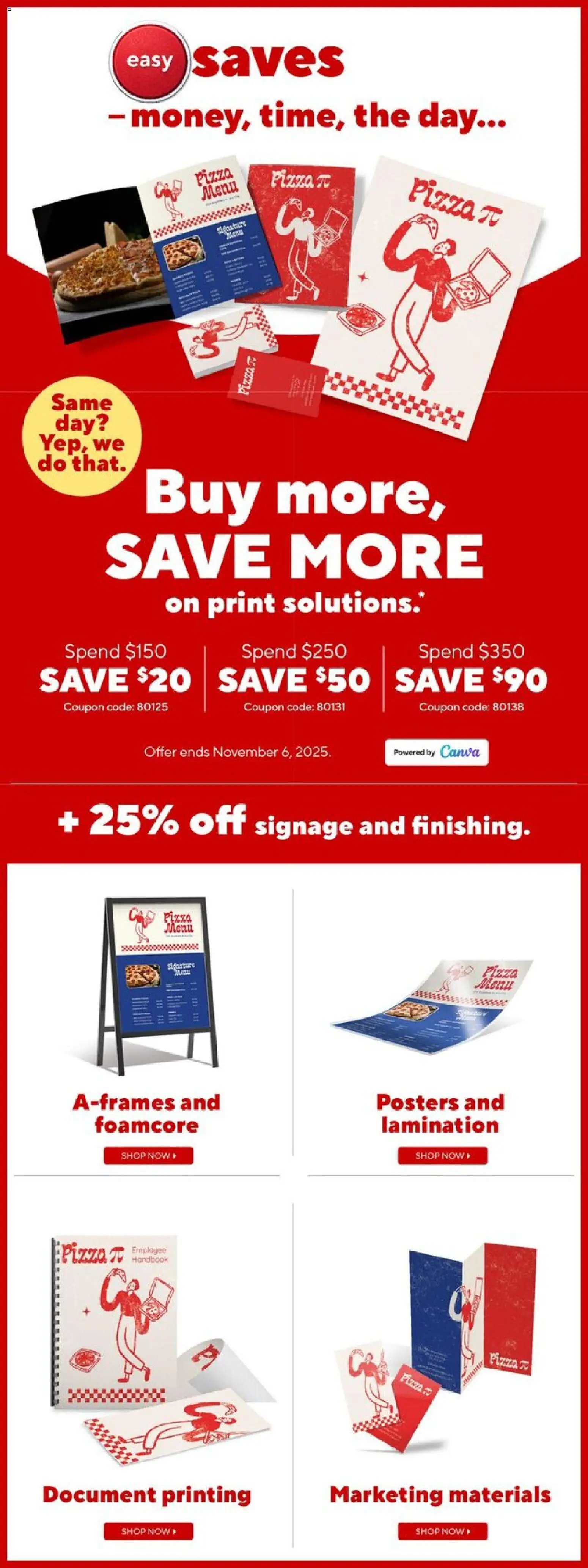 Staples flyer valid from 24.10.2025 | Page: 16 | Products: Pizza