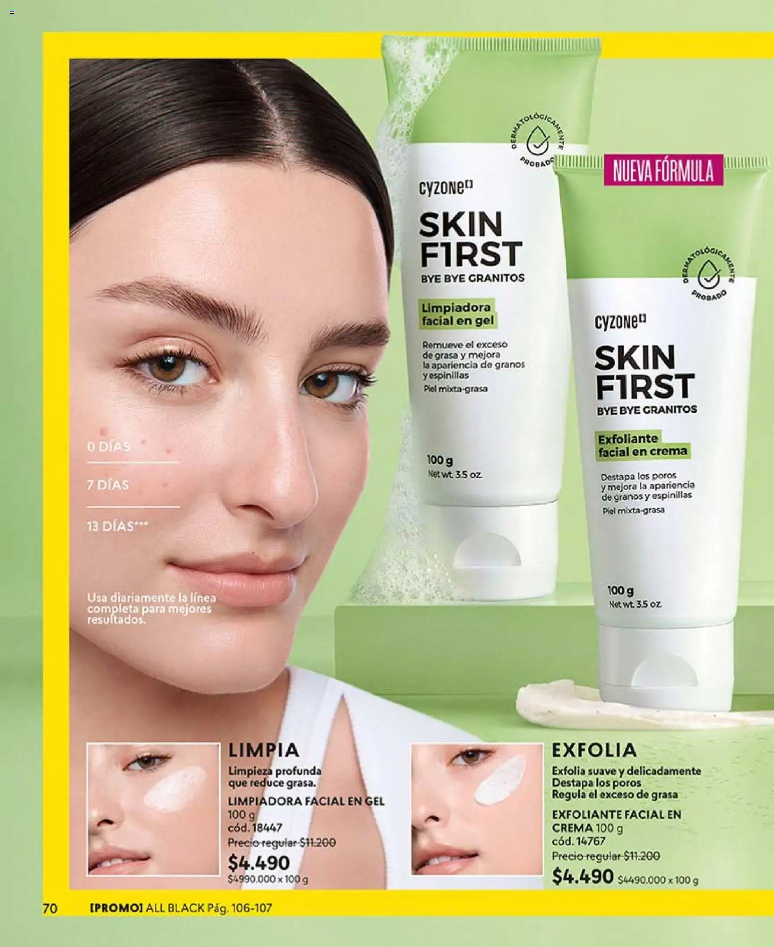 Catálogo CyZone Campaña 6 │ válido desde el 31.03.2026 | Página: 70 | Productos: Exfoliante facial, Crema