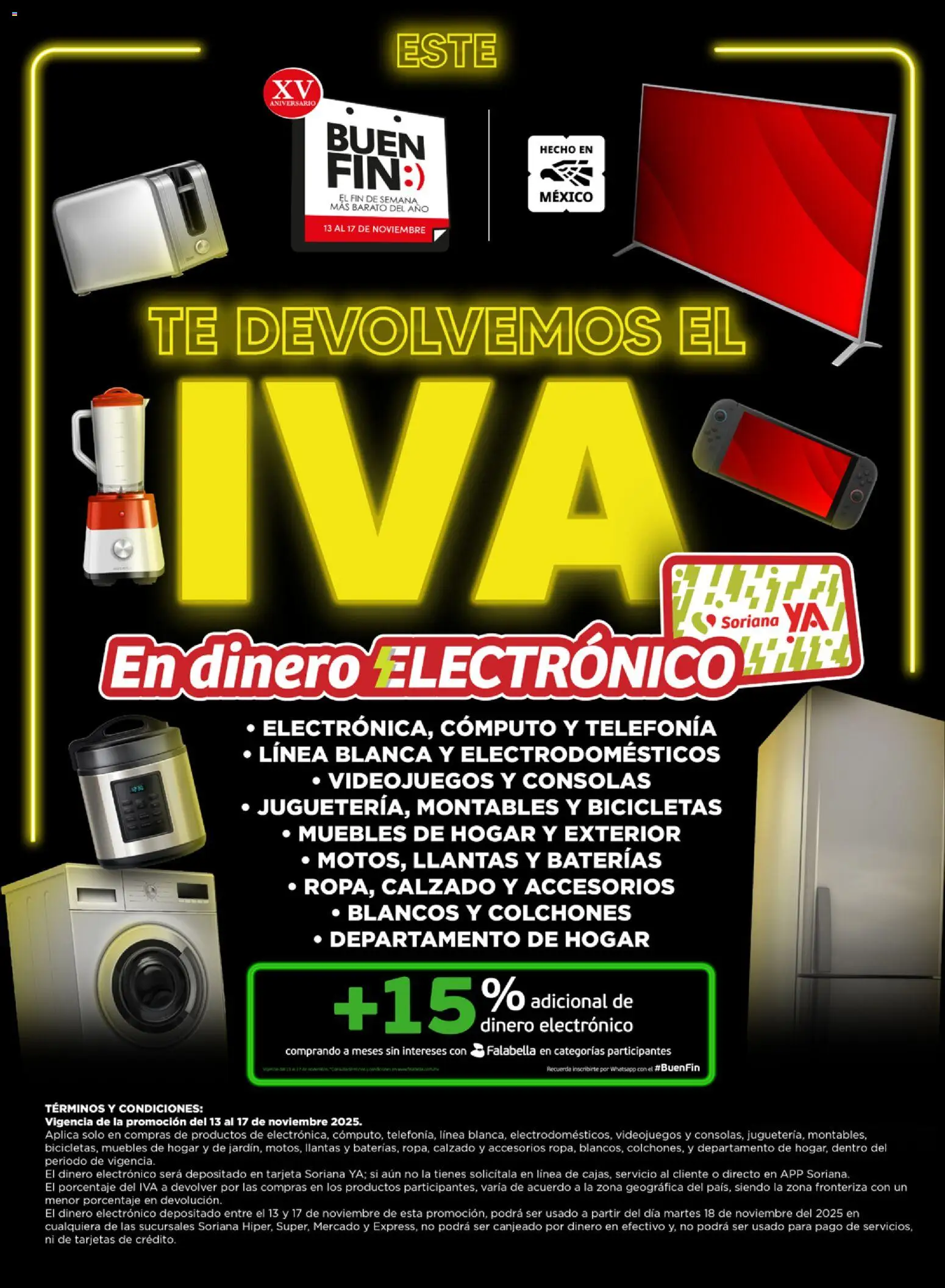 Nuevas ofertas de Soriana válidas en toda la República Mexicana desde el 13.11.2025. ¡Encuentra las mejores ofertas en Soriana - Buen Fin Mercado Nacional! | Página: 6 | Productos: Té