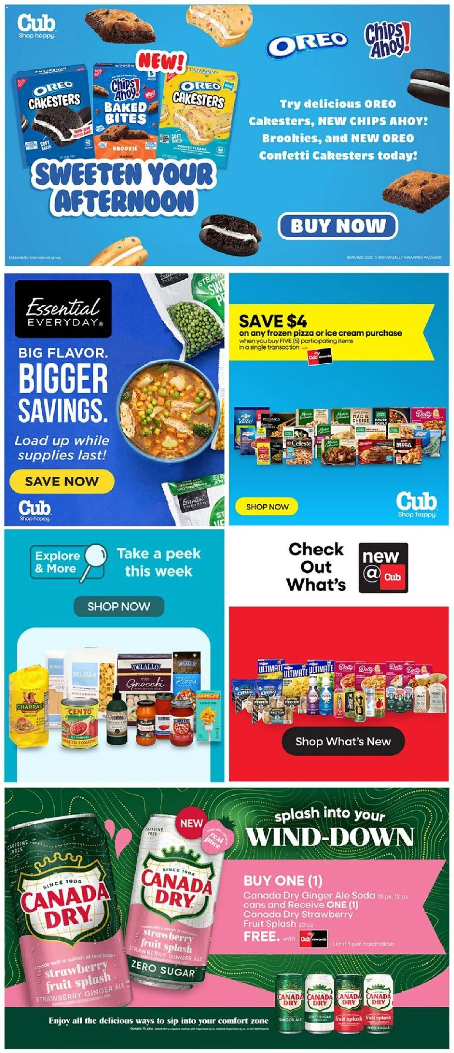 Cub Foods Weekly Savings - MN - valid from 01.03.2026 | Page: 9 | Products: Pizza, Juice, Cream, Ice cream