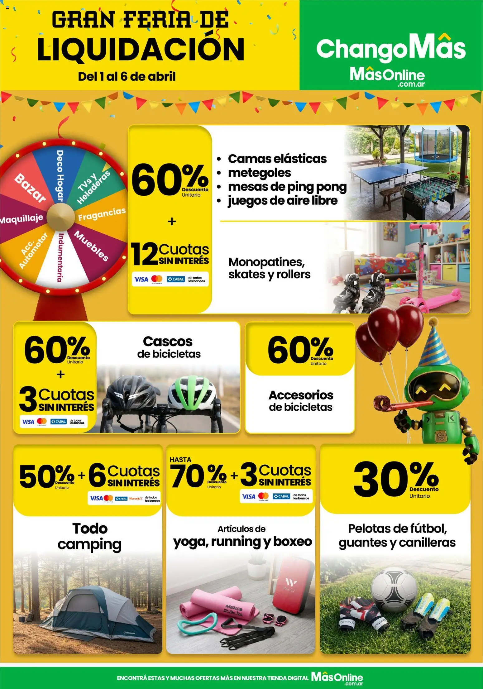 Punto Mayorista Gran feria de liquidación │ válido desde el 01.04.2026 | Página: 1 | Productos: Maquillaje, Guantes