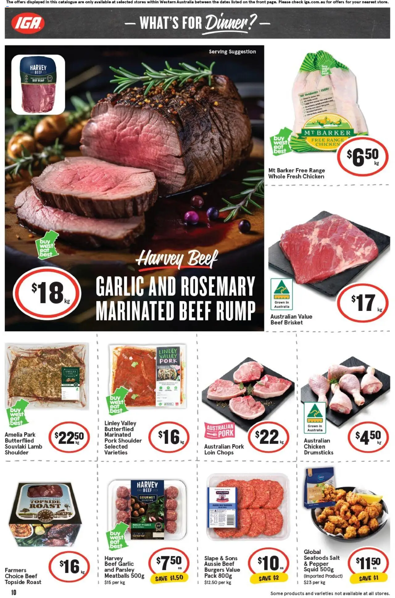 IGA catalogue - valid from 17.09.2025 | Page: 13 | Products: Lamb, Beef, Pepper, Garlic