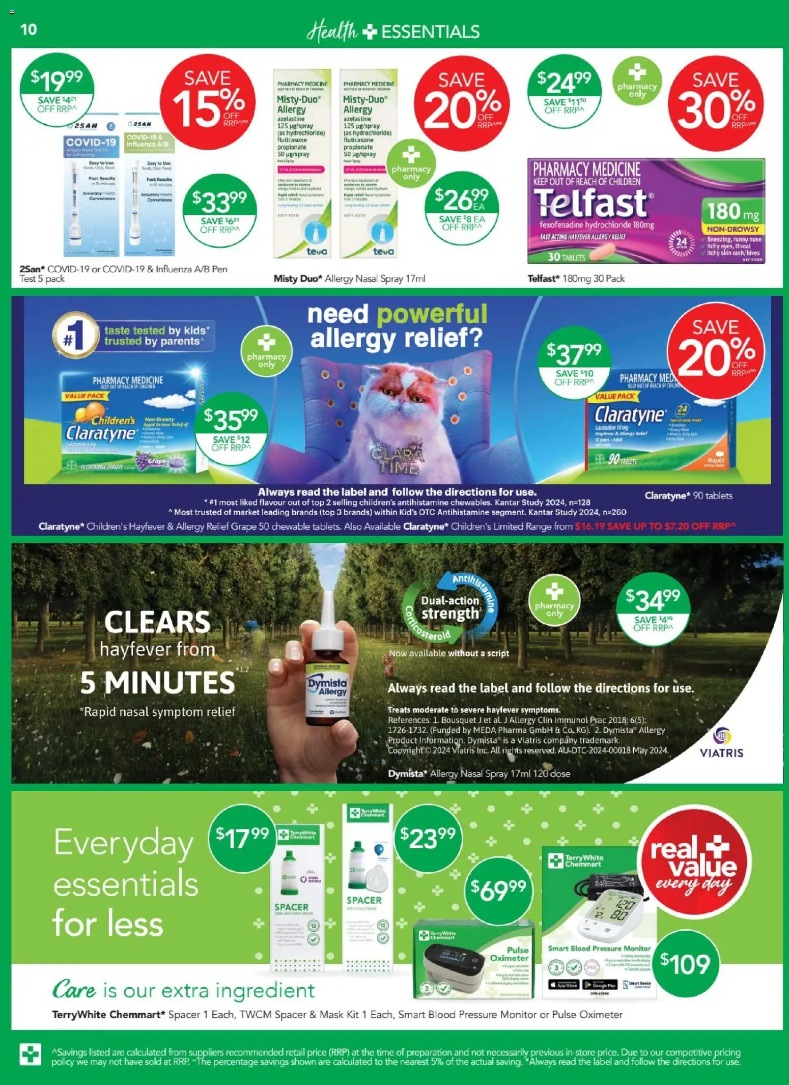 Terry White catalogue - valid from 22.01.2026 | Page: 10 | Products: Mask, Device, Nasal spray, Tablets