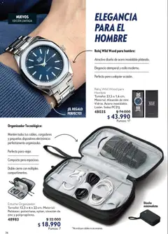 Oriflame catálogo válido desde el 06.12.2025 | Página: 36 | Productos: Estuche, Organizador, Reloj