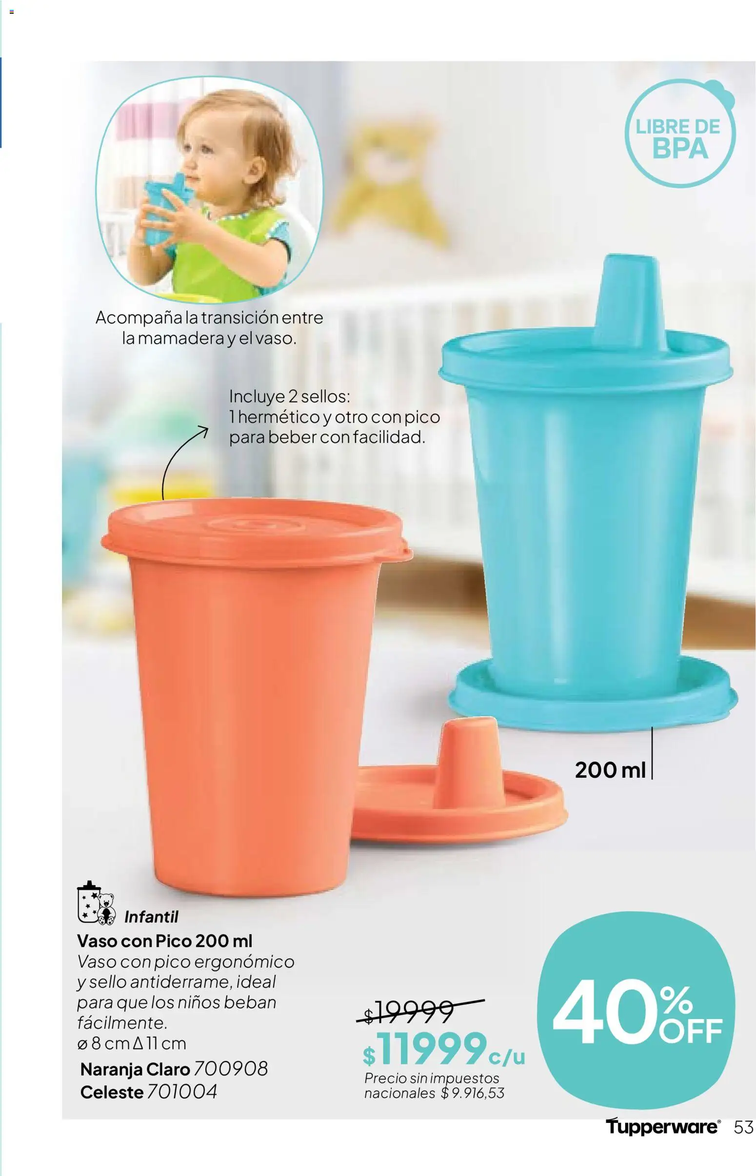 Tupperware Folleto de Campaña 2/2026 │ válido desde el 18.12.2025 | Página: 54 | Productos: Pico, Mamadera