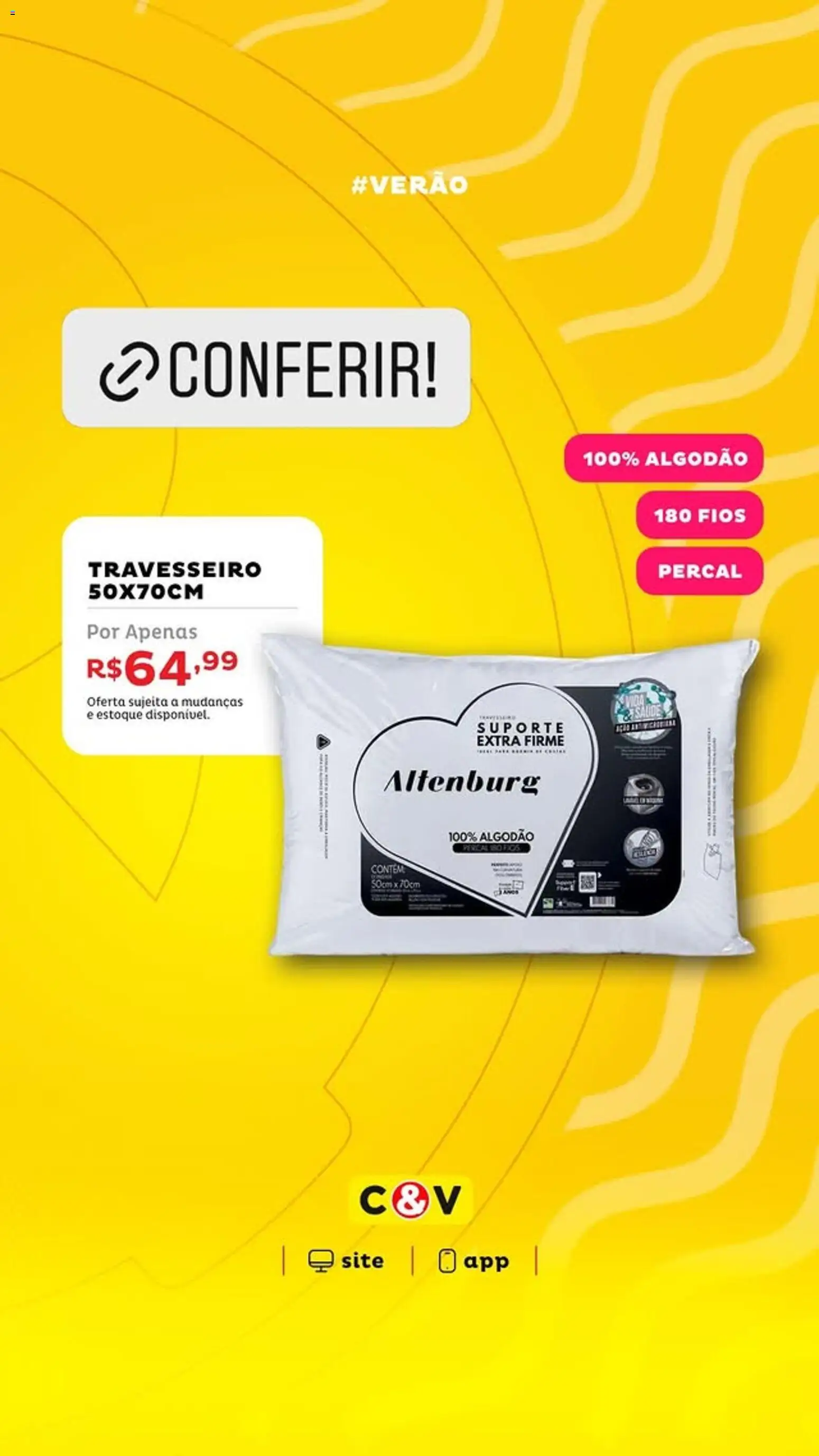 Casa e Video Folheto - válido de 20.02.2026 | Página: 4 | Produtos: Travesseiro, Algodão