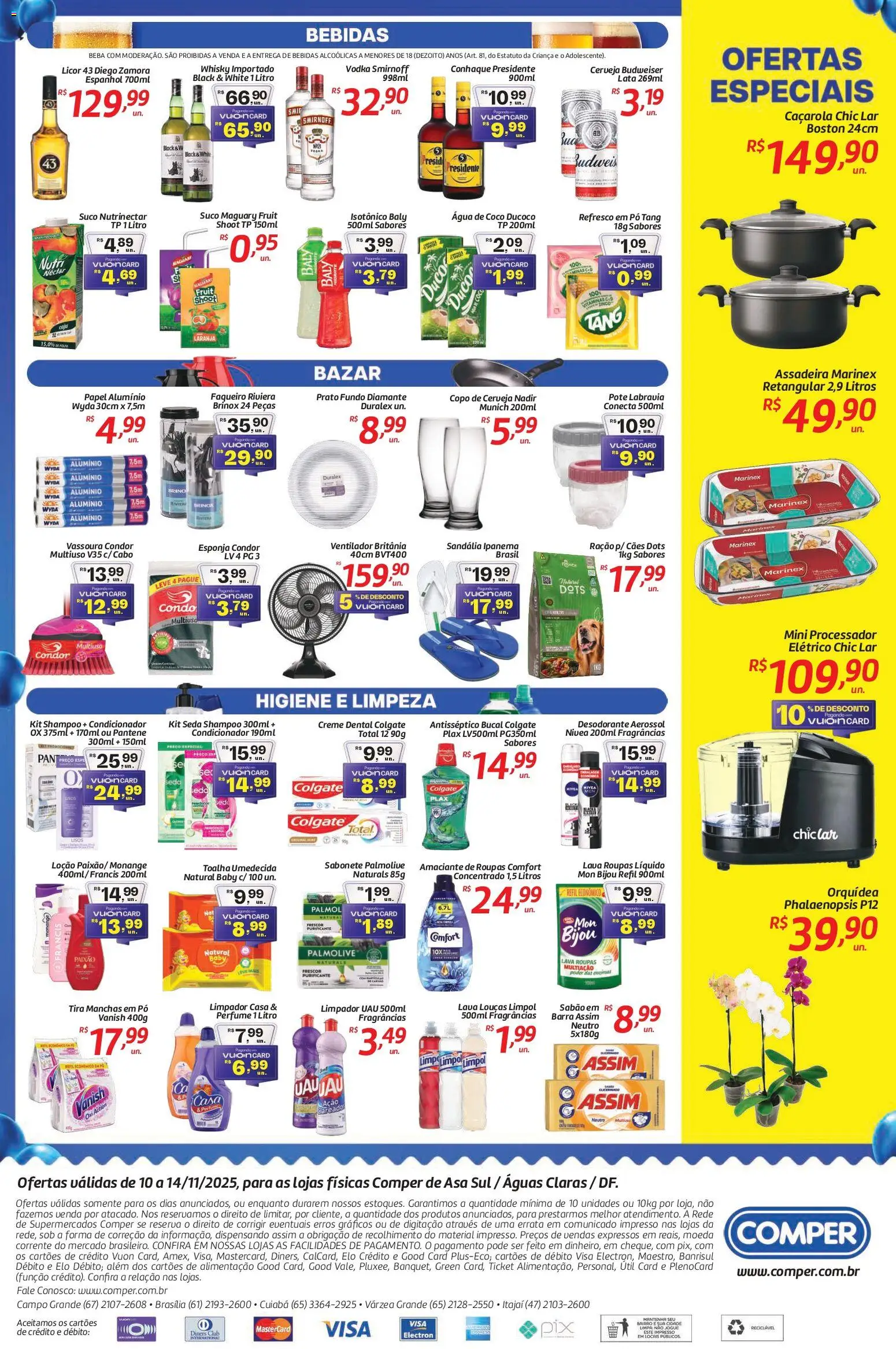 Comper Folheto - válido de 10.11.2025 | Página: 4 | Produtos: Shampoo, Licor 43, Vodka, Amaciante