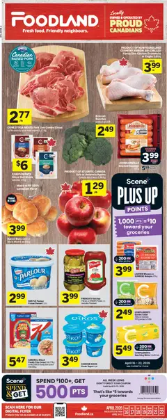 Preview of Foodland weekly flyer / circulaire from shop Foodland valid from 16.04.2026
