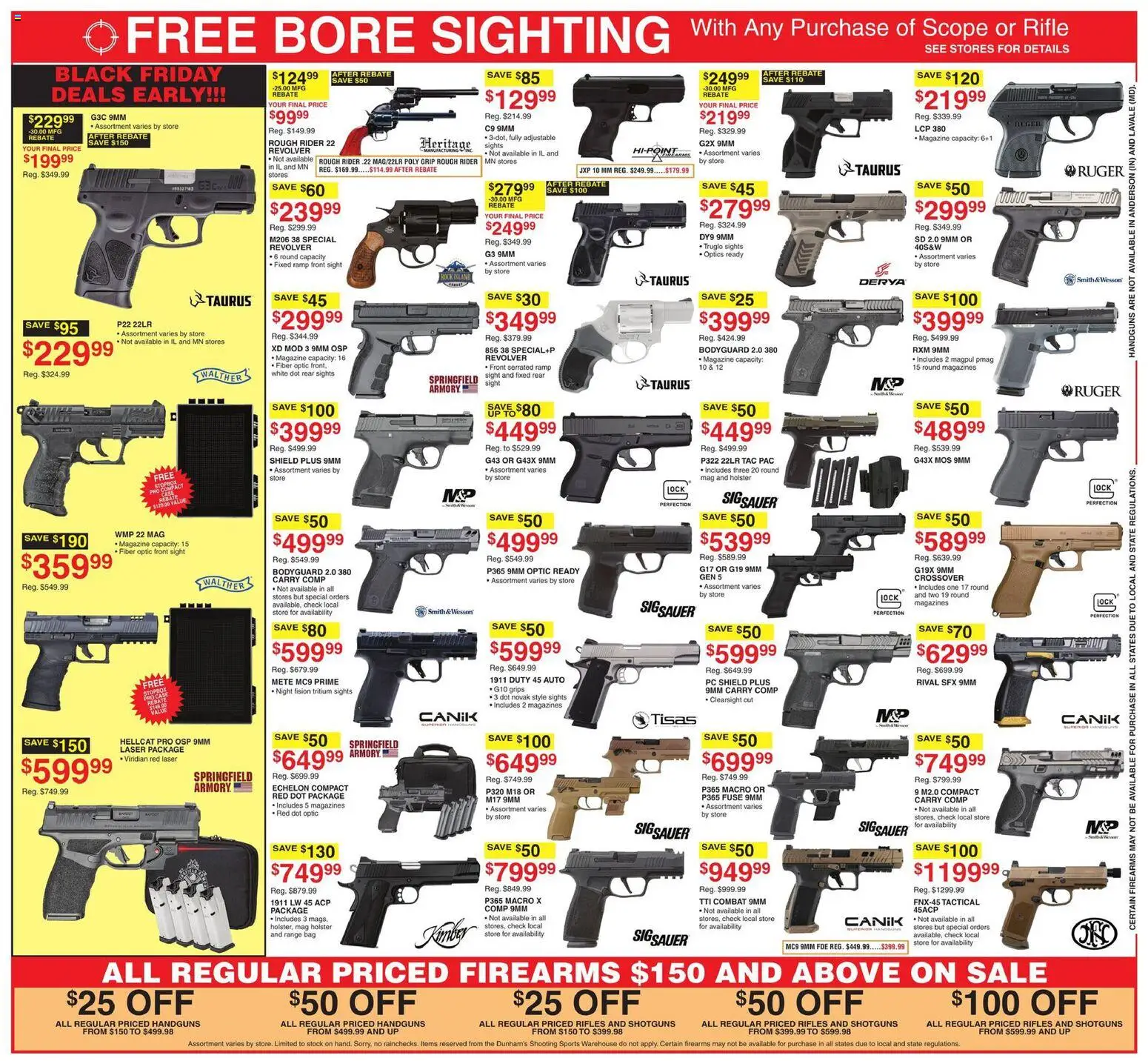 Dunham's Sports Black Friday - valid from 01.11.2025 | Page: 3 | Products: Holster, Pc, Bag, Rifle