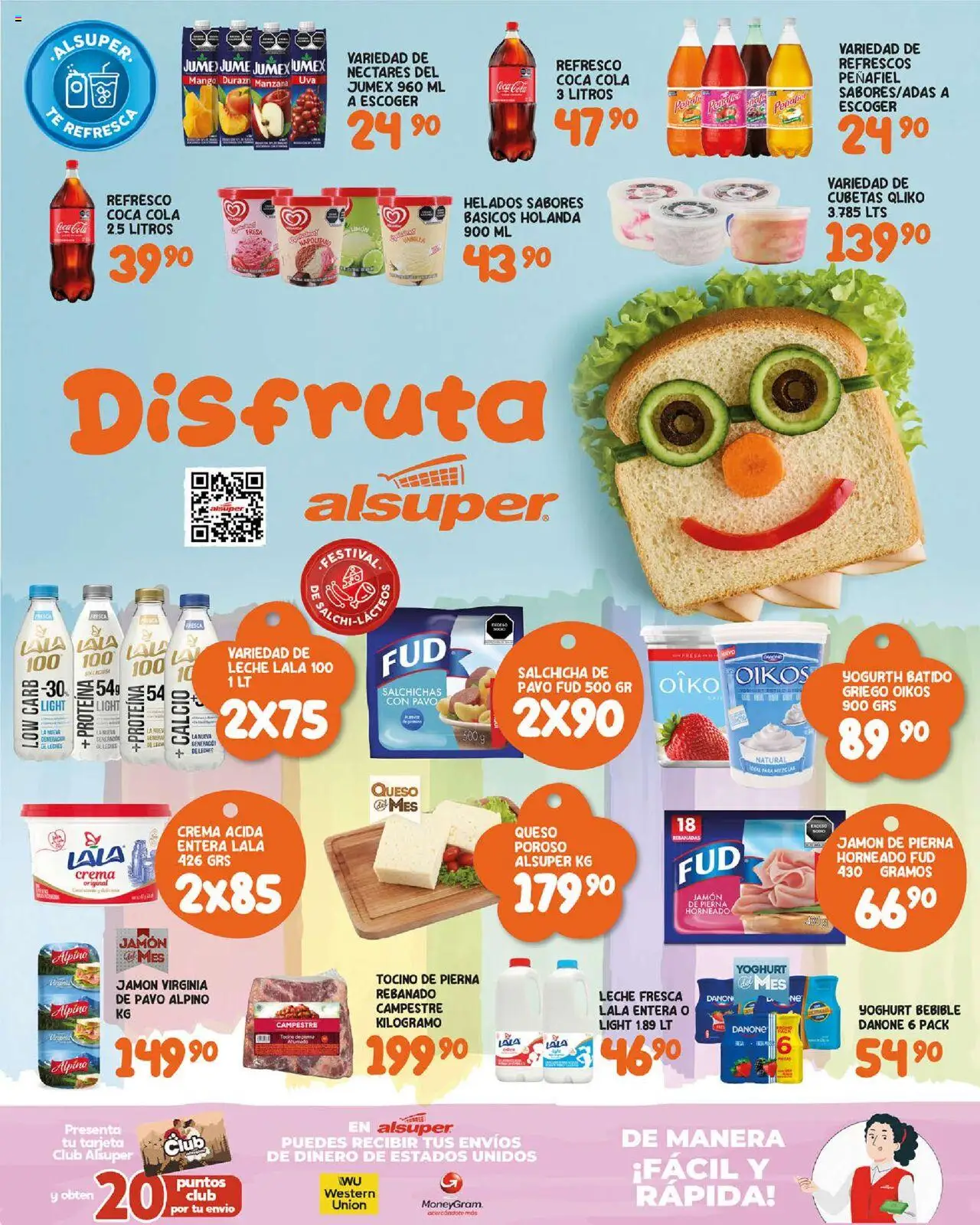 Nuevas ofertas de Alsuper válidas en toda la República Mexicana desde el 05.08.2025. ¡Encuentra las mejores ofertas en Alsuper - Folleto! | Página: 8 | Productos: Sal, Manzana, Limón, Queso