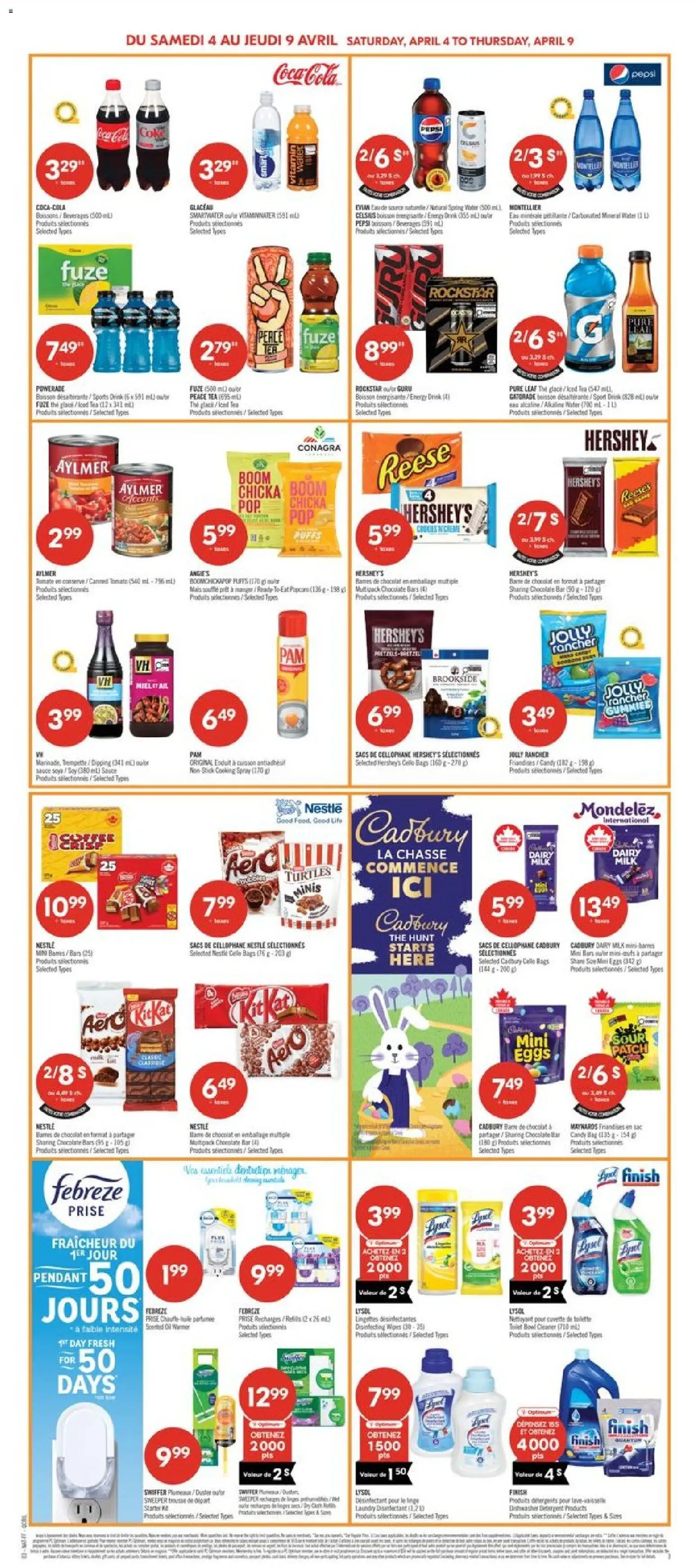 Pharmaprix flyer valid from 03.04.2026 | Page: 8 | Products: Tea, Dishwasher, Detergent, Toilette