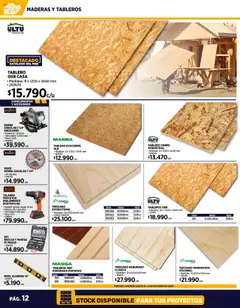 Construmart ofertas  válido desde el 01.10.2025 | Página: 12 | Productos: Disco, Peso, Taladro, Sierra