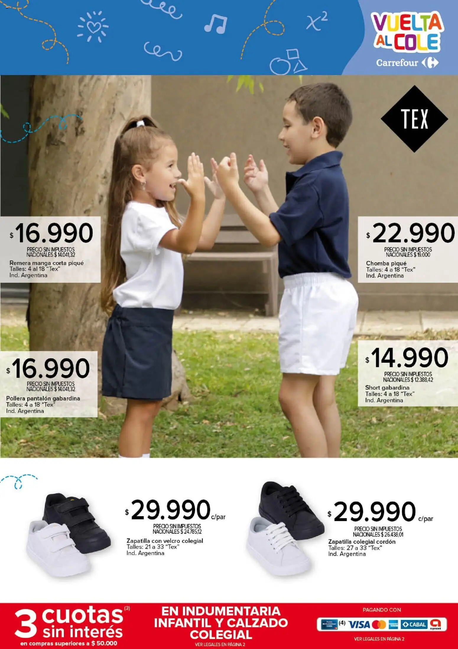 Carrefour - Vuelta al Cole  │ válido desde el 10.02.2026 | Página: 25 | Productos: Remera, Pollera, Short, Chomba