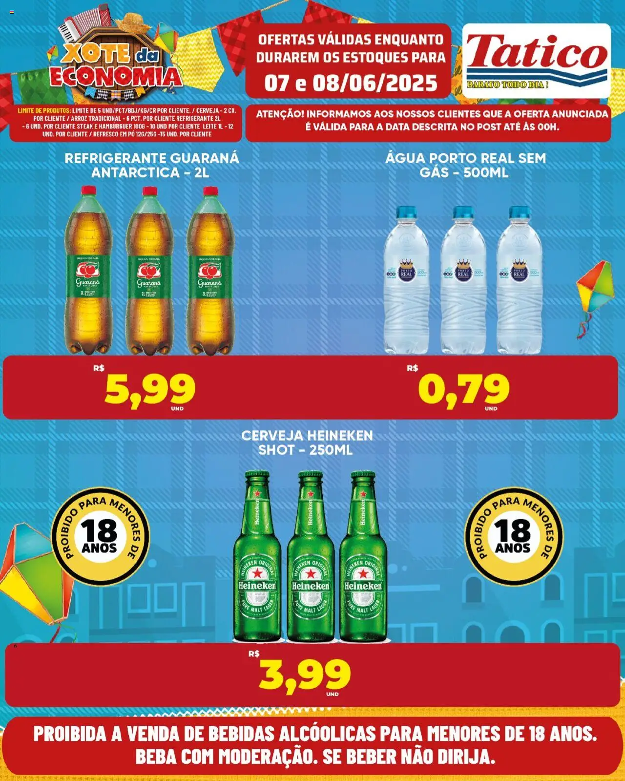 Tatico Folheto - válido de 09.06.2025 | Página: 32 | Produtos: Pó, Refresco, Cerveja, Arroz